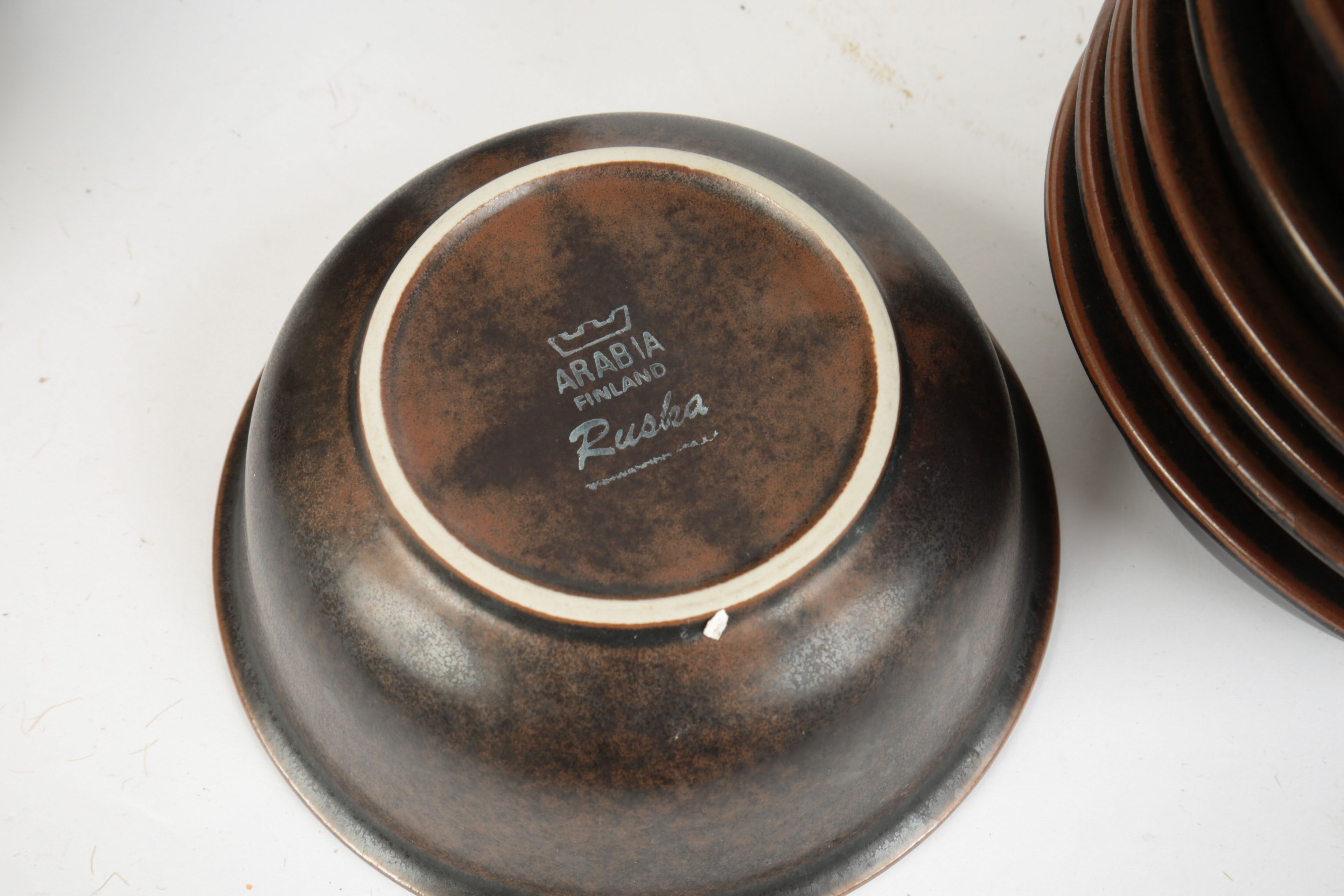 1960s Arabia Finish "Ruska" Stoneware