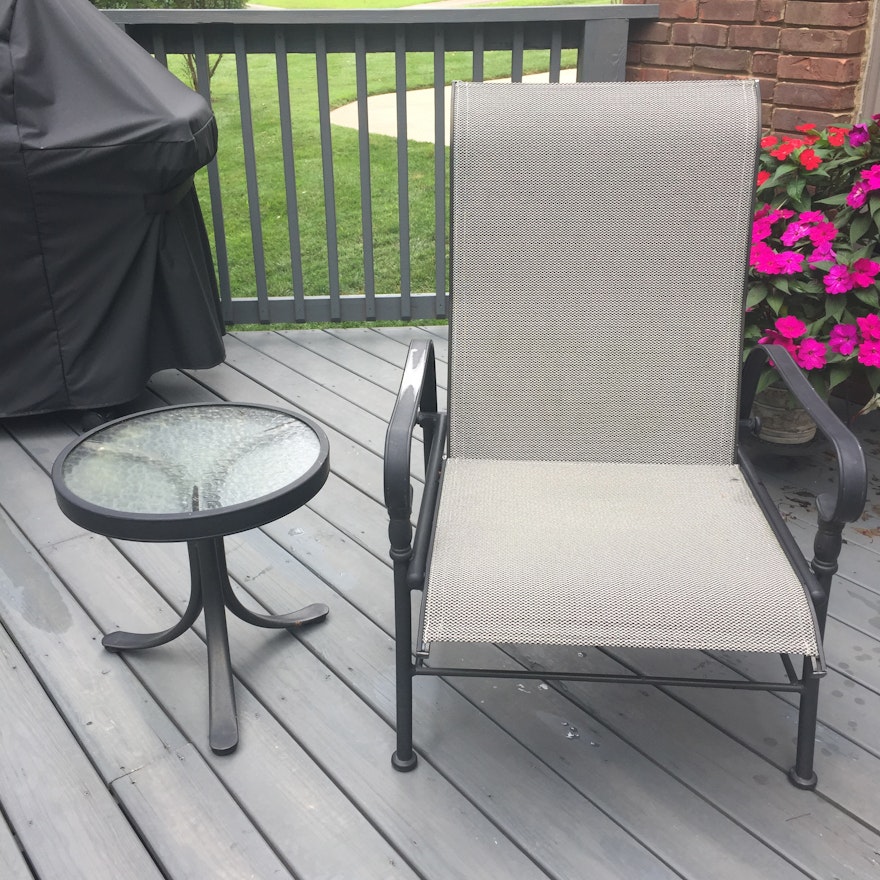 Patio Chair and Table