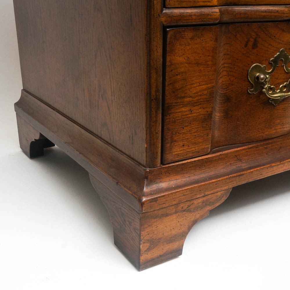 Pair of Vintage Hendredon Serpentine Nightstands