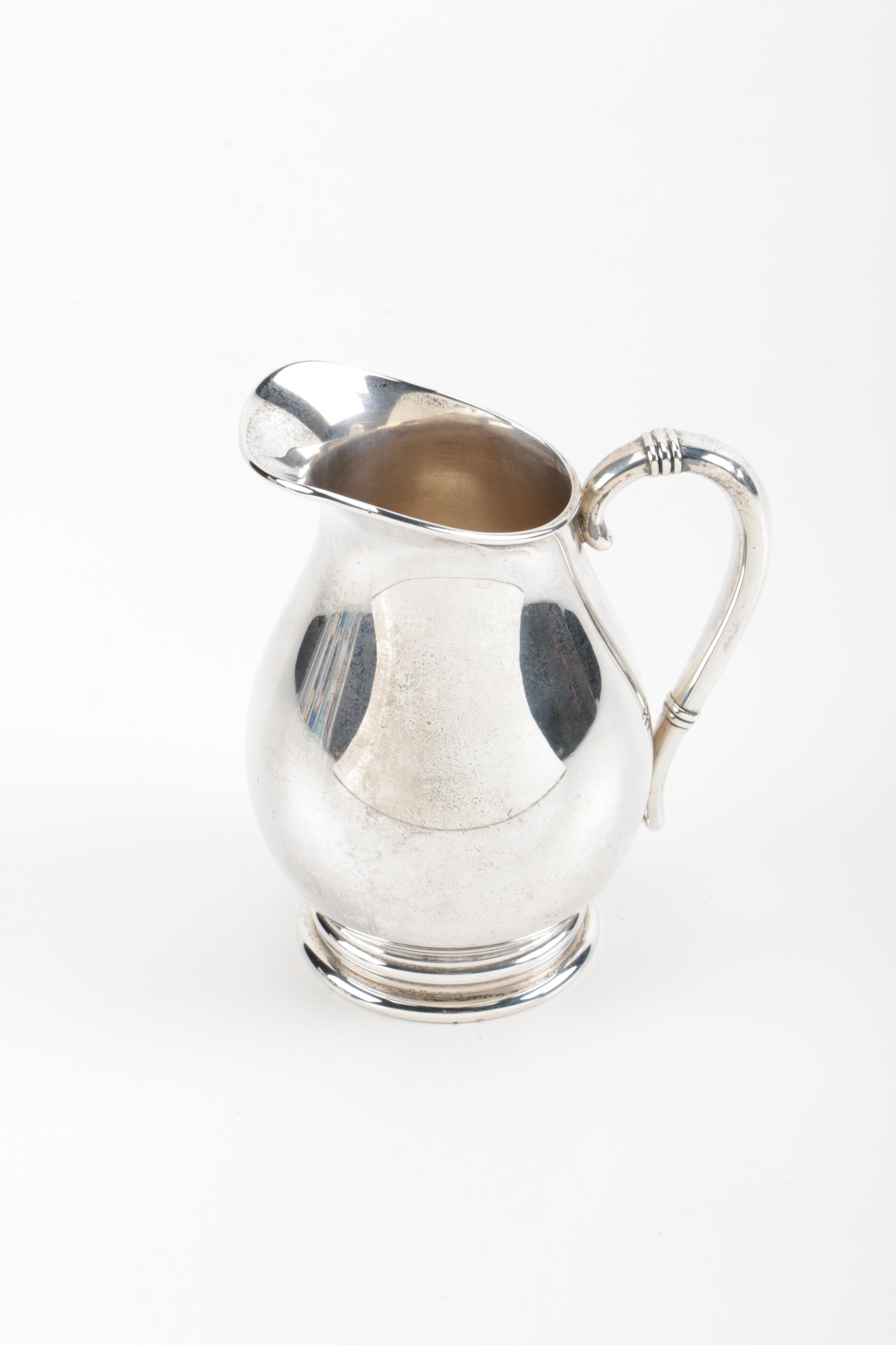 International Silver Co. "Royal Danish" Sterling Silver Pitcher