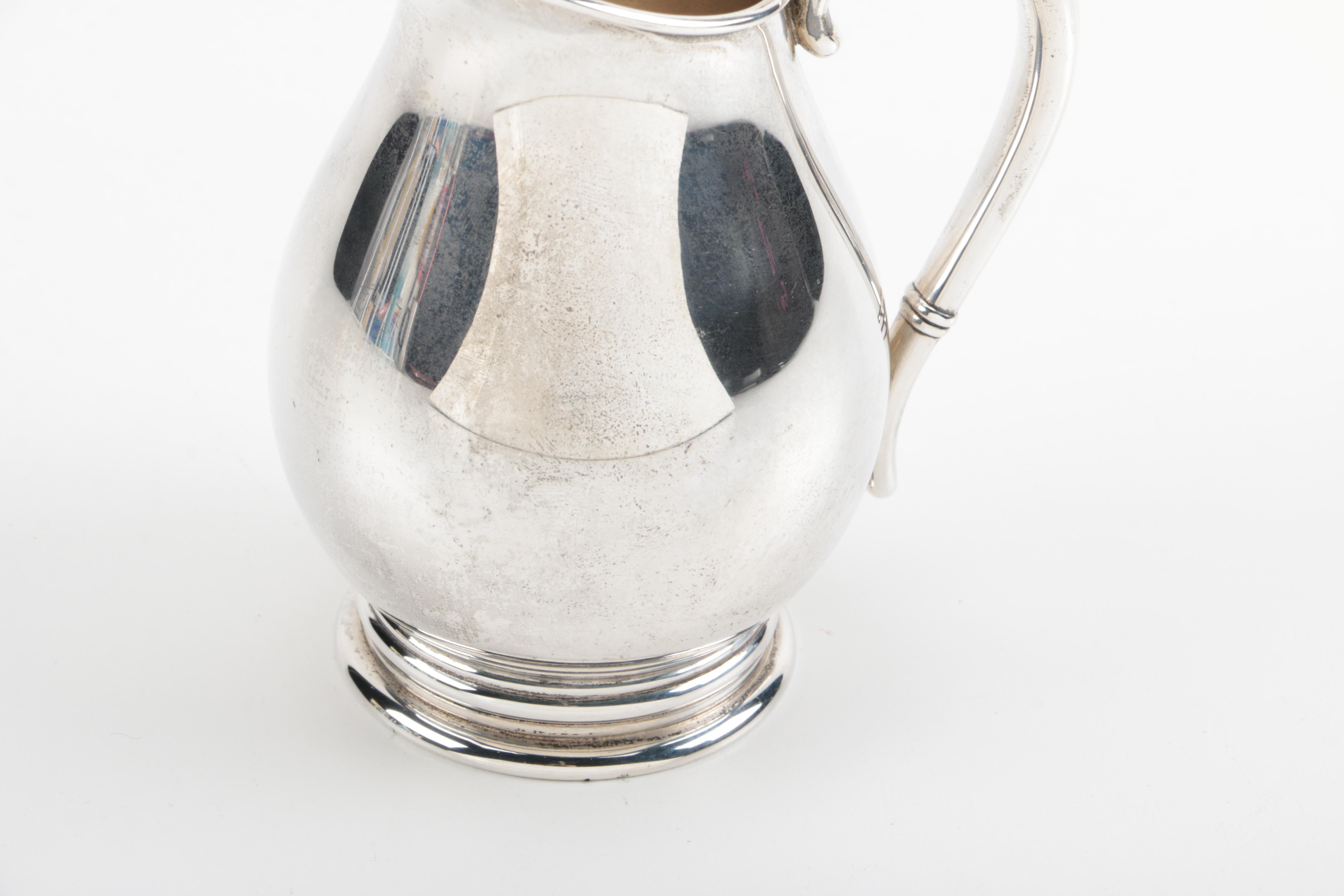 International Silver Co. "Royal Danish" Sterling Silver Pitcher