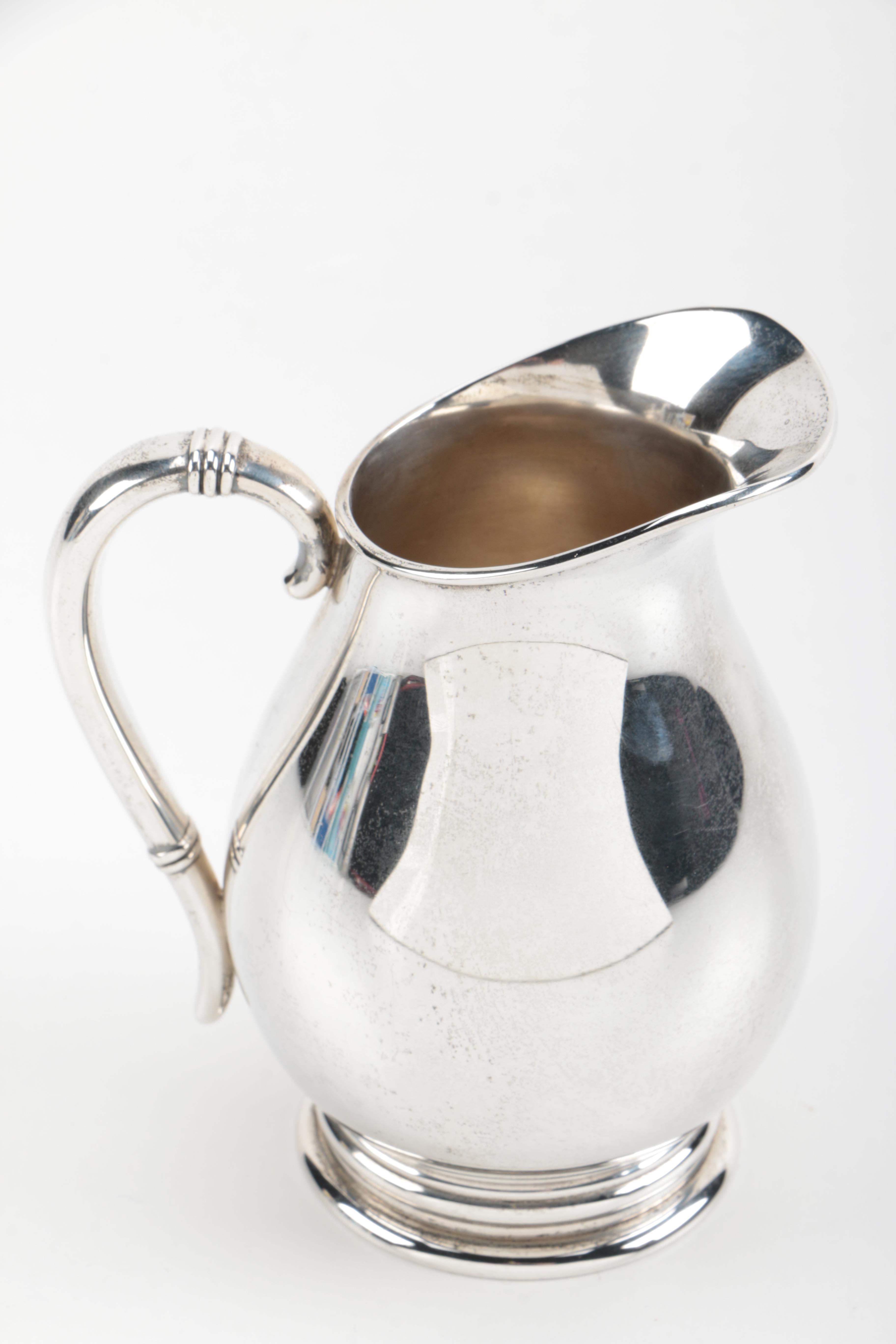 International Silver Co. "Royal Danish" Sterling Silver Pitcher