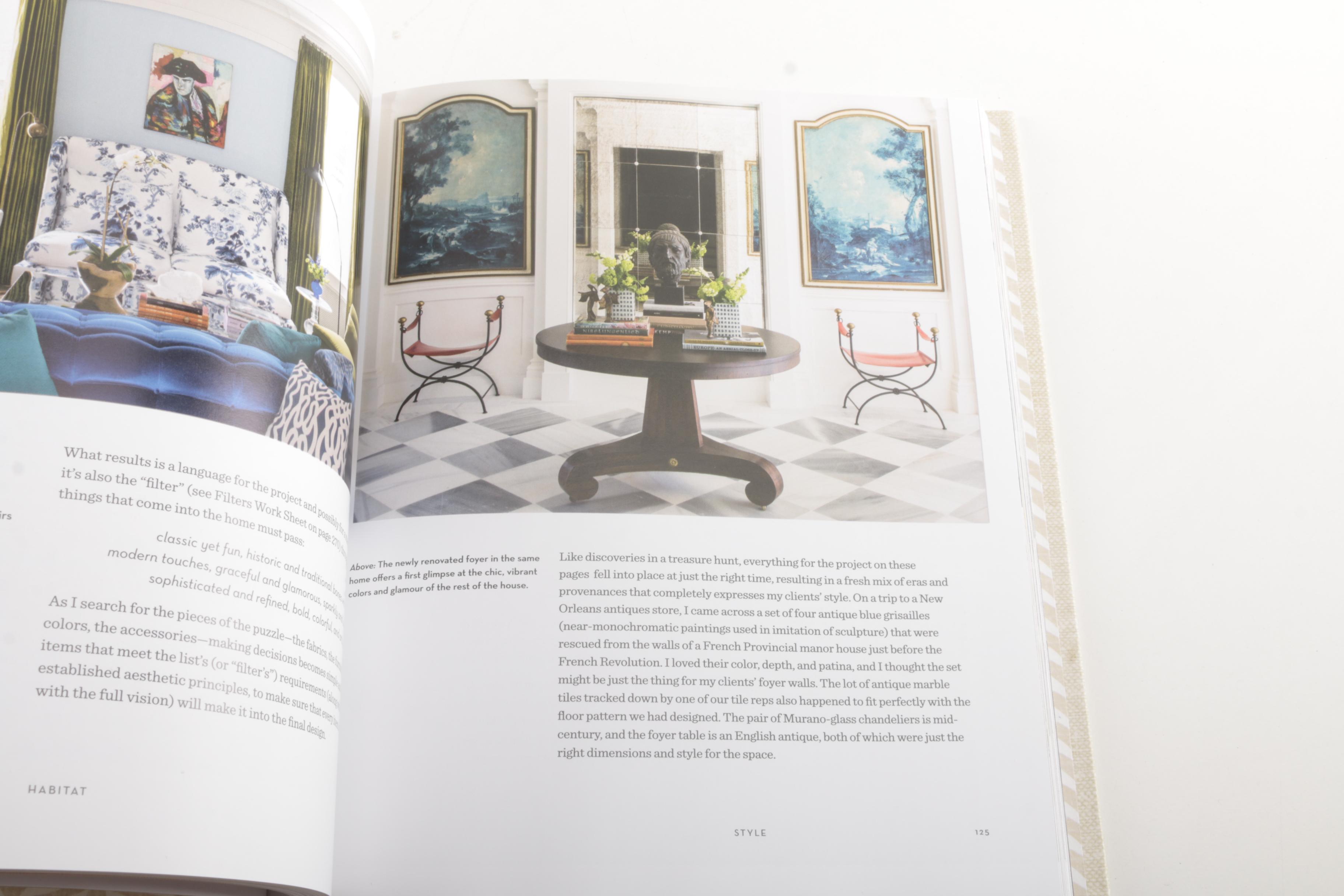 2015 Signed First Edition Copy of "Habitat: The Field Guide to Decorating" by Lauren Liess