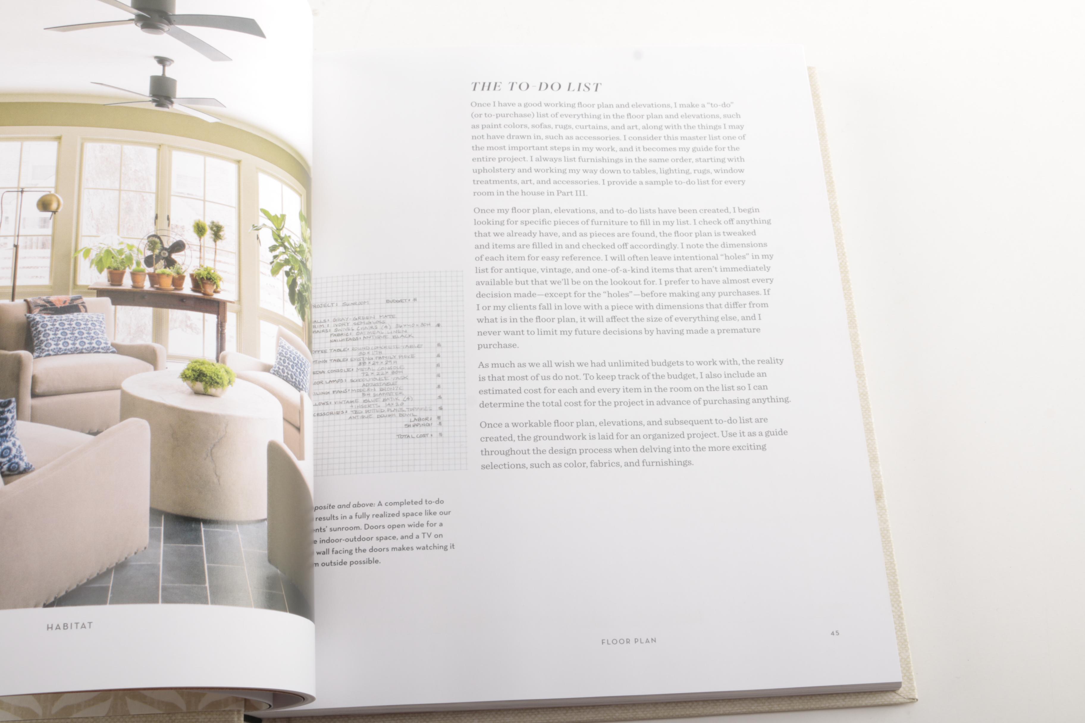 2015 Signed First Edition Copy of "Habitat: The Field Guide to Decorating" by Lauren Liess