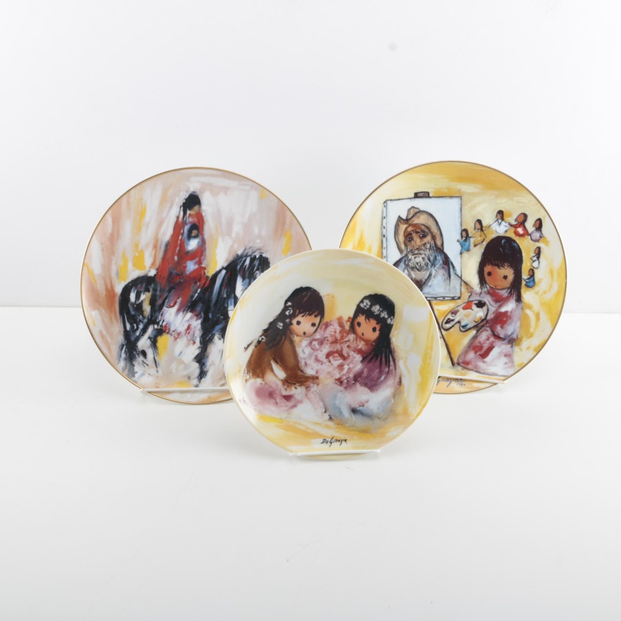 DeGrazia Limited Edition "Children of the Sun" Porcelain Plates