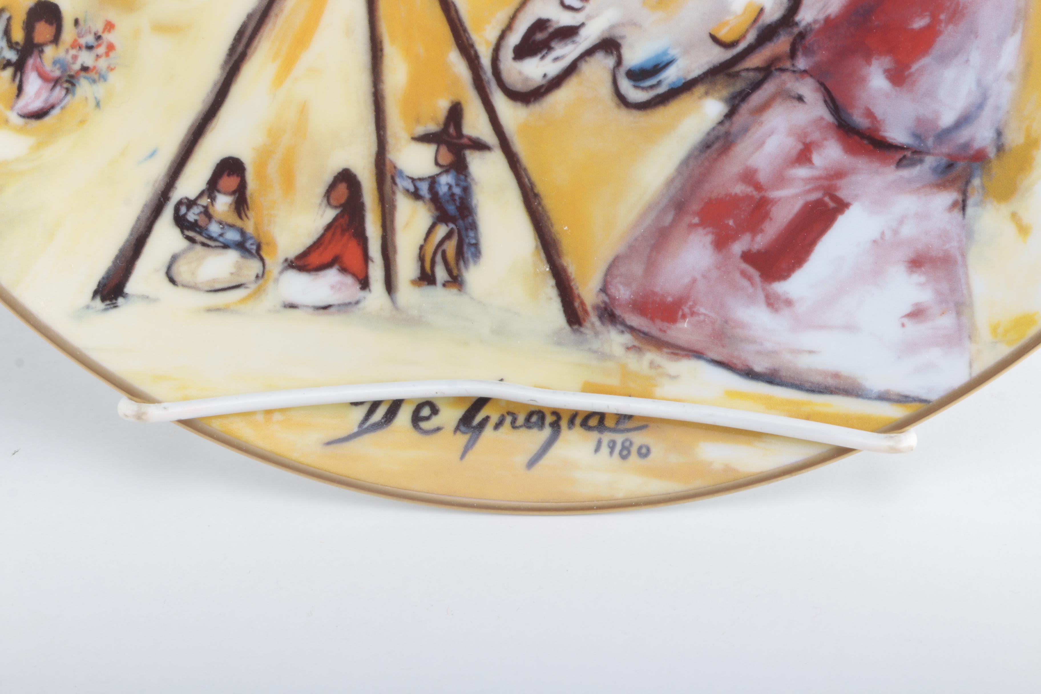 DeGrazia Limited Edition "Children of the Sun" Porcelain Plates