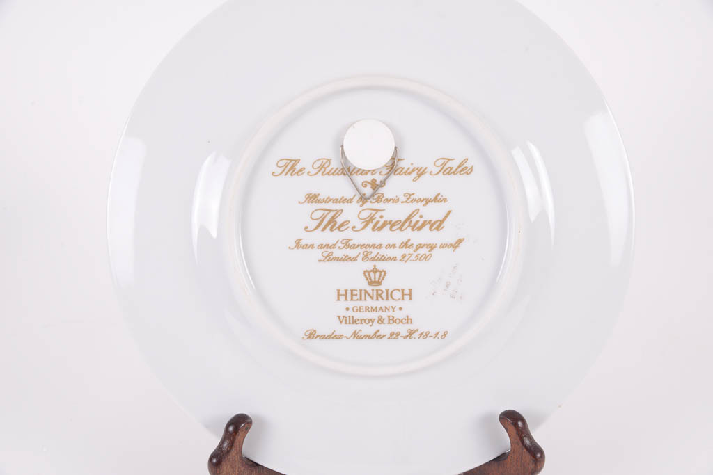 Collection of Heinrich Germany Villeroy & Boch Russian Fairy Tale Decorative Plates