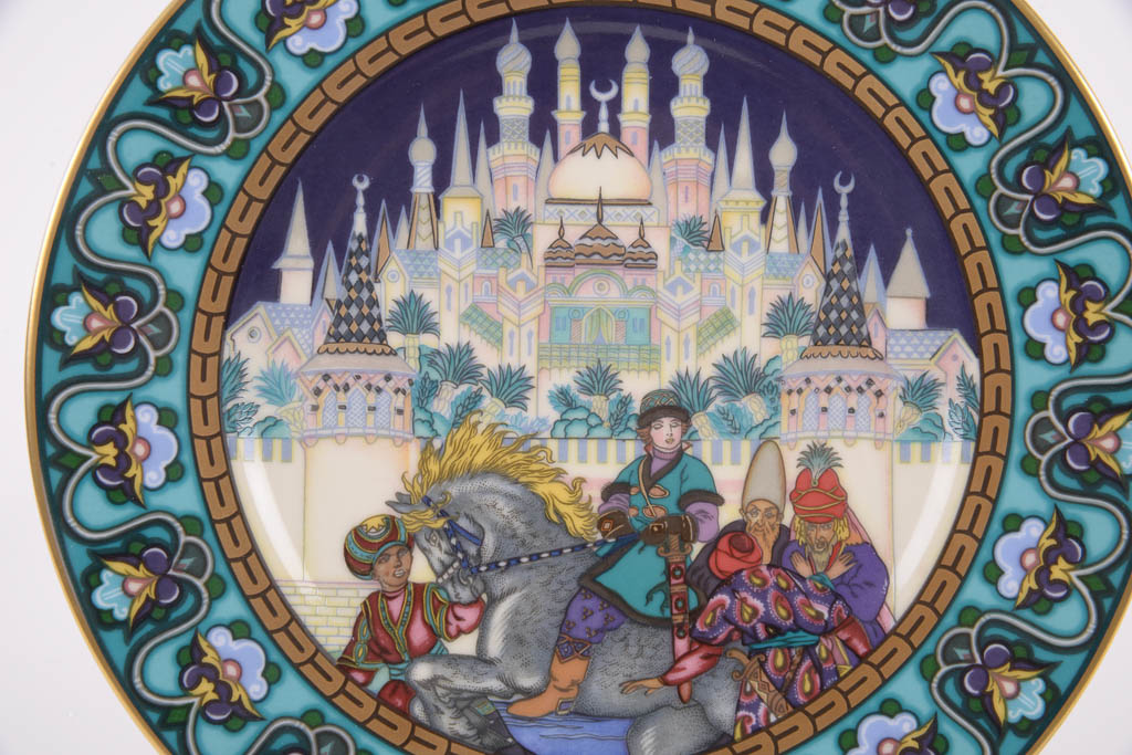 Collection of Heinrich Germany Villeroy & Boch Russian Fairy Tale Decorative Plates