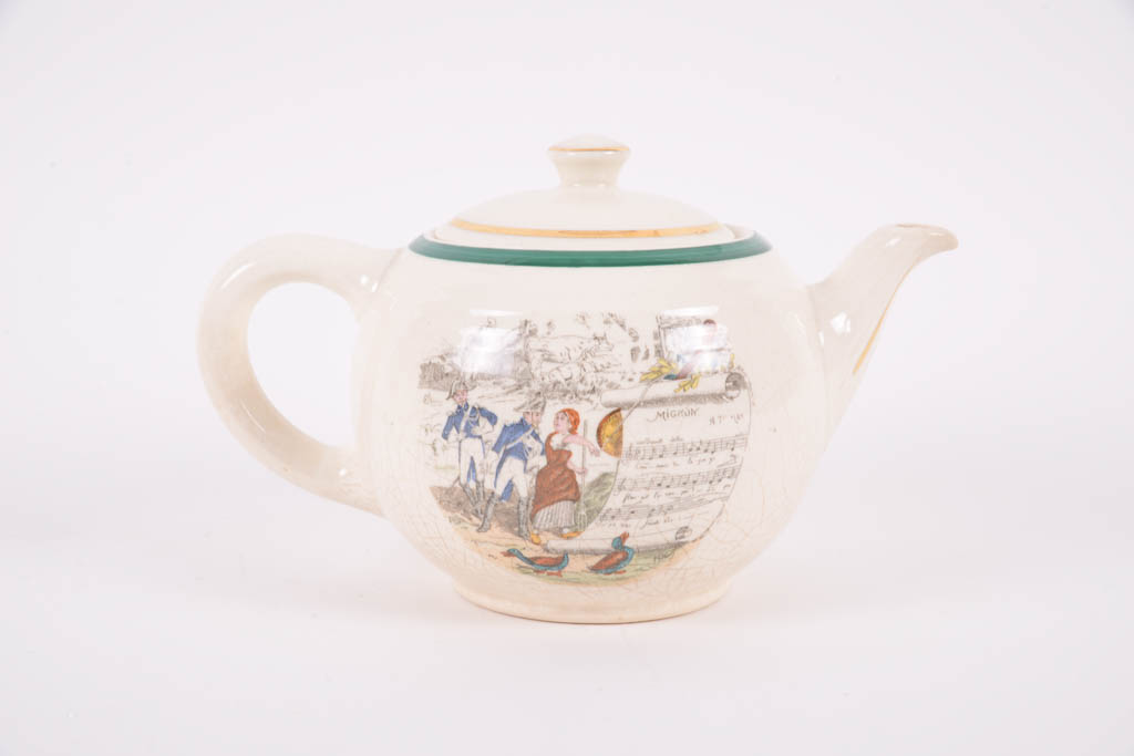 Collection of French PV Pictorial Musical Porcelain Tableware