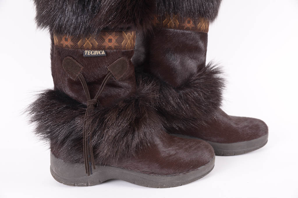 Tecnica Calf Hair Apres-Ski Boots, Size 7