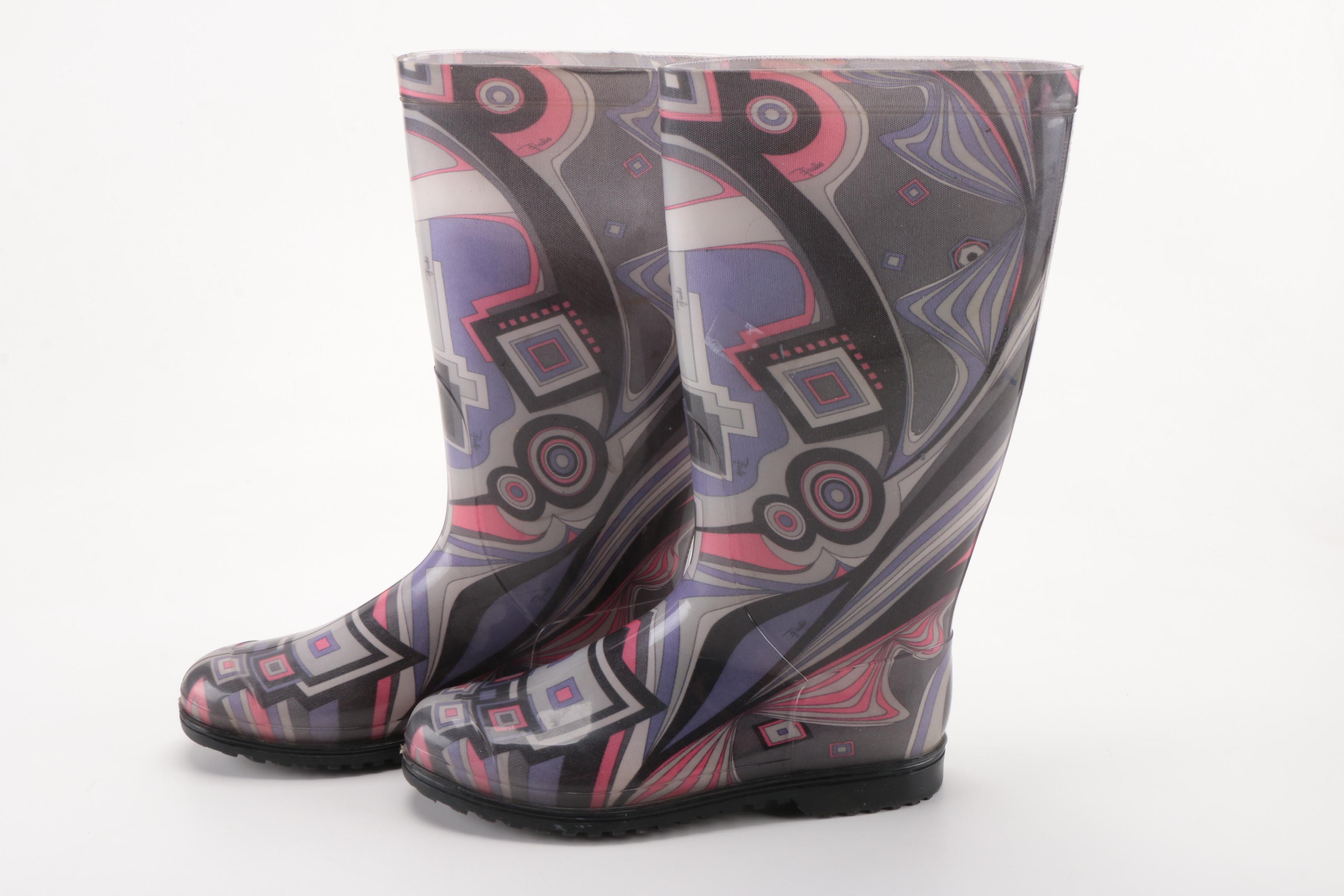 Emilio Pucci Rain Boots
