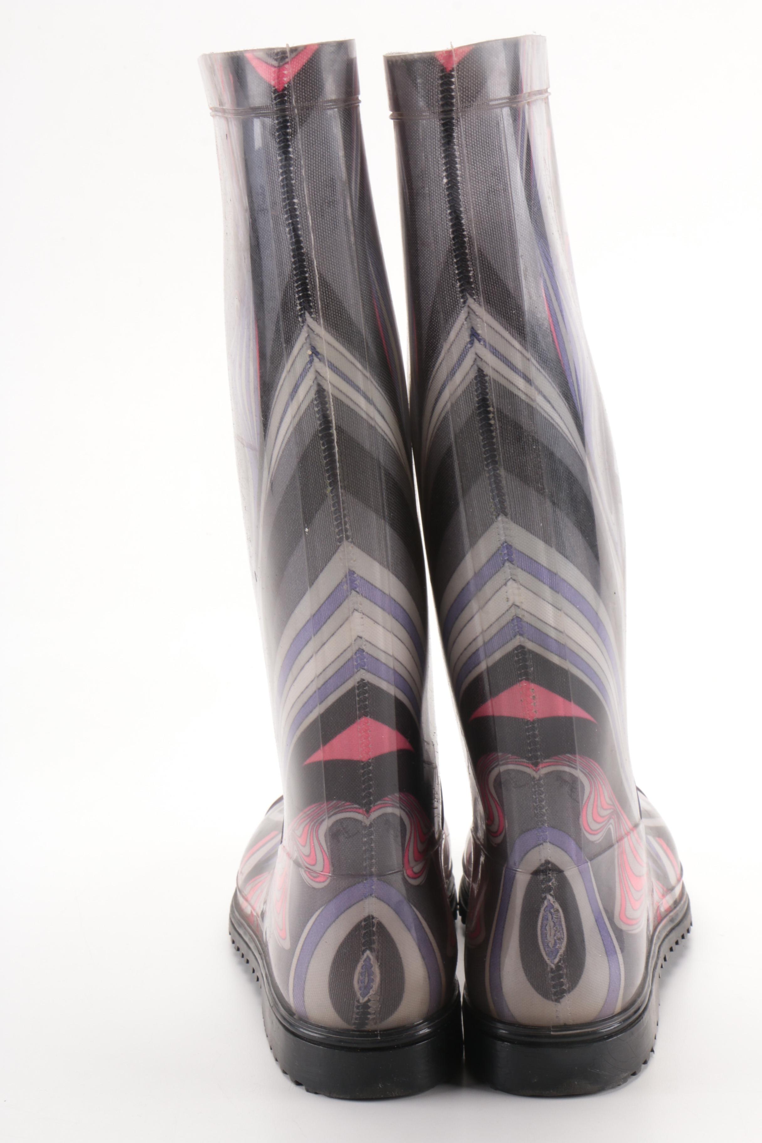 Emilio Pucci Rain Boots
