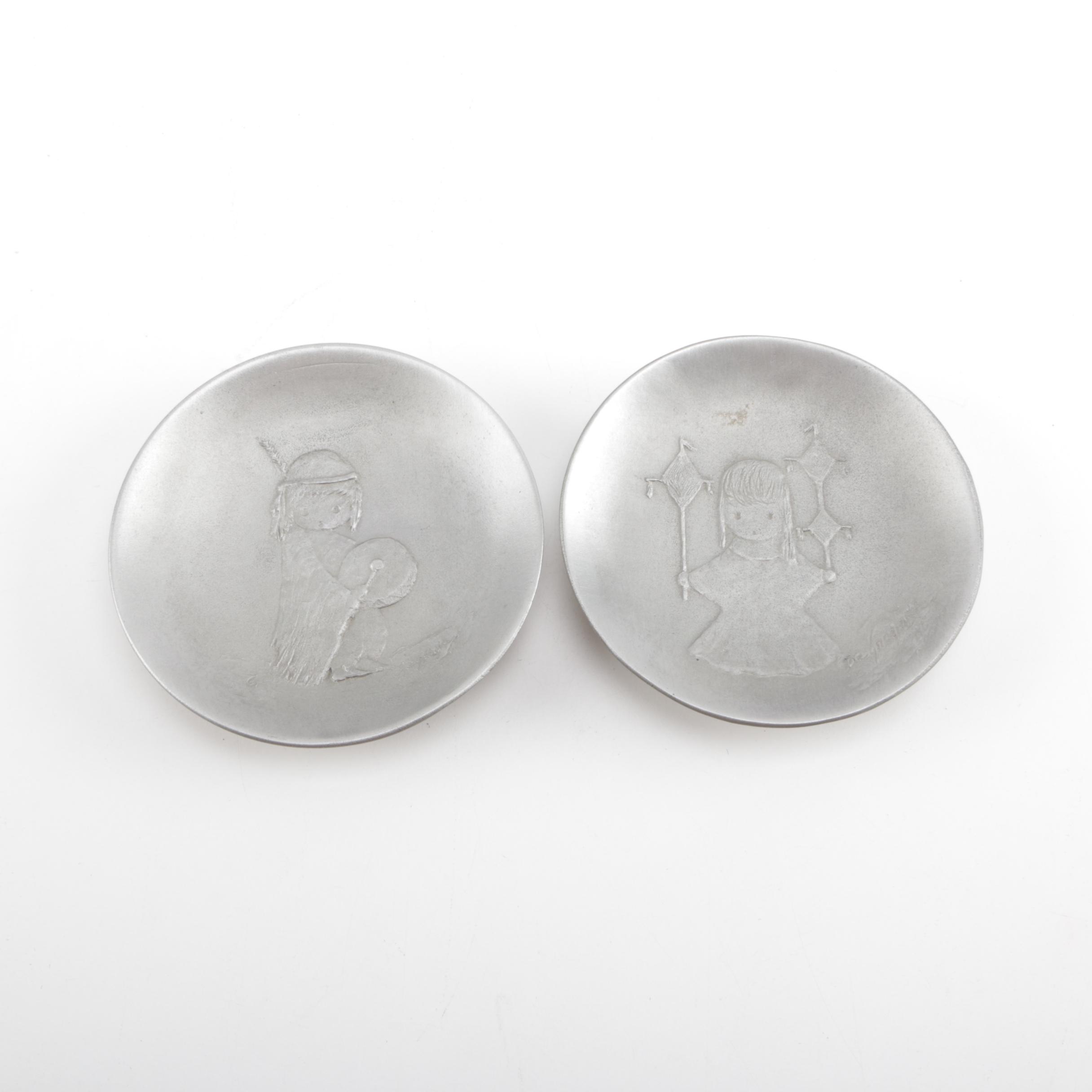 DeGrazia Pewter Plates