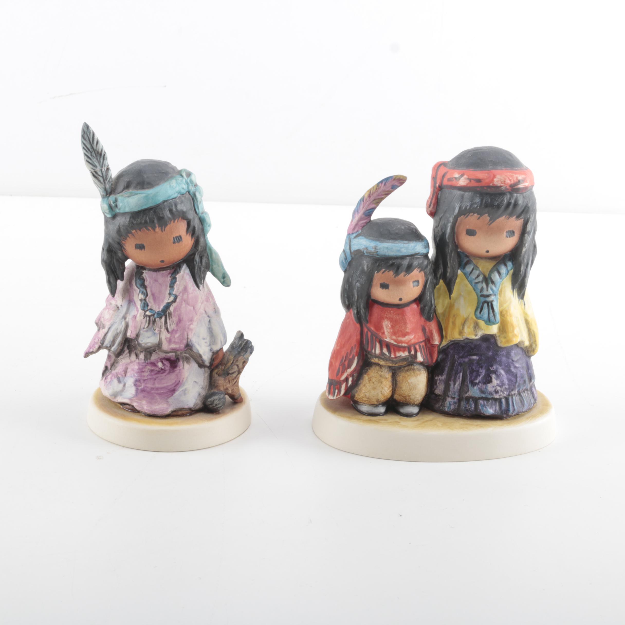 Pair of Goebel "The Children of DeGrazia" Porcelain Figurines
