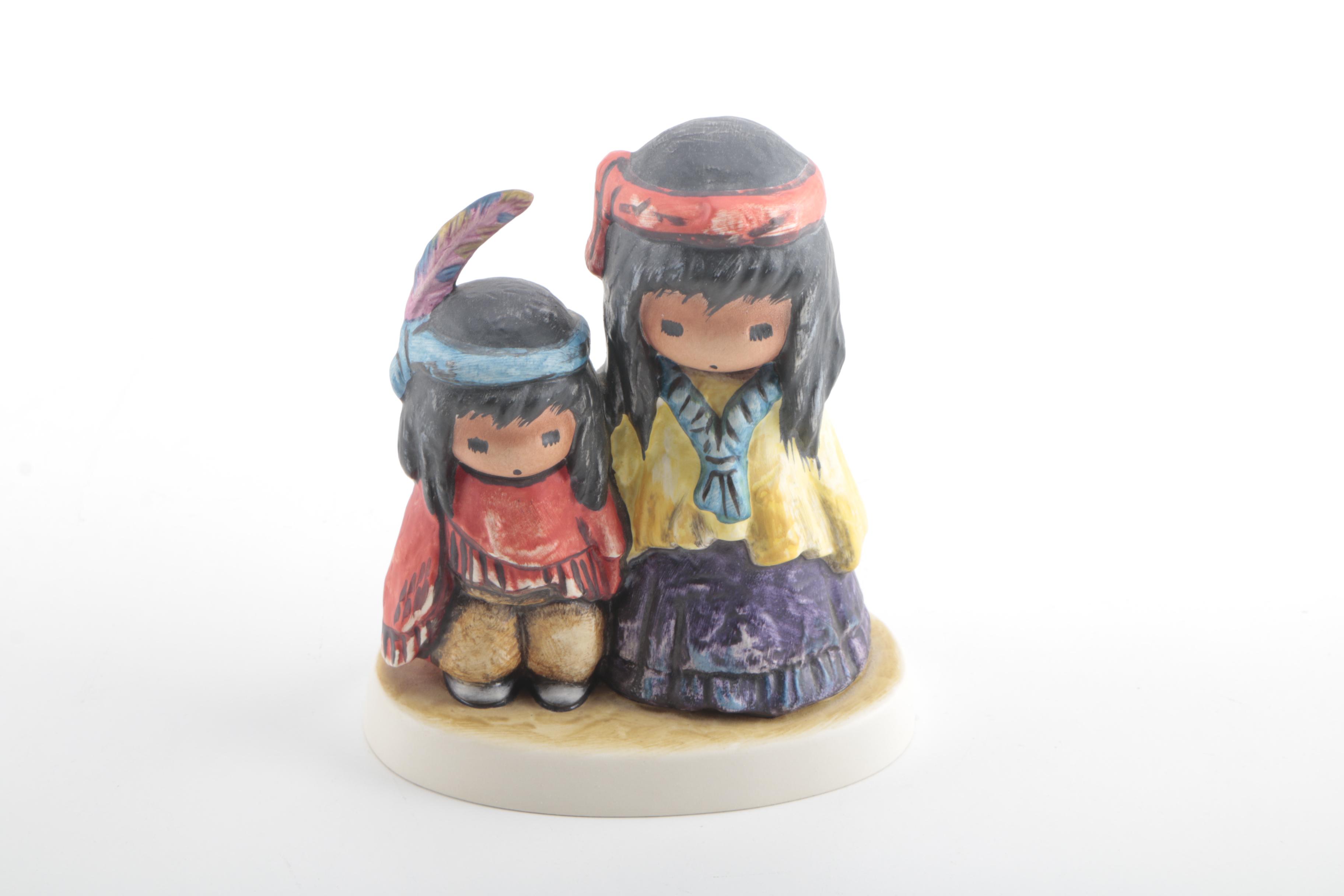Pair of Goebel "The Children of DeGrazia" Porcelain Figurines