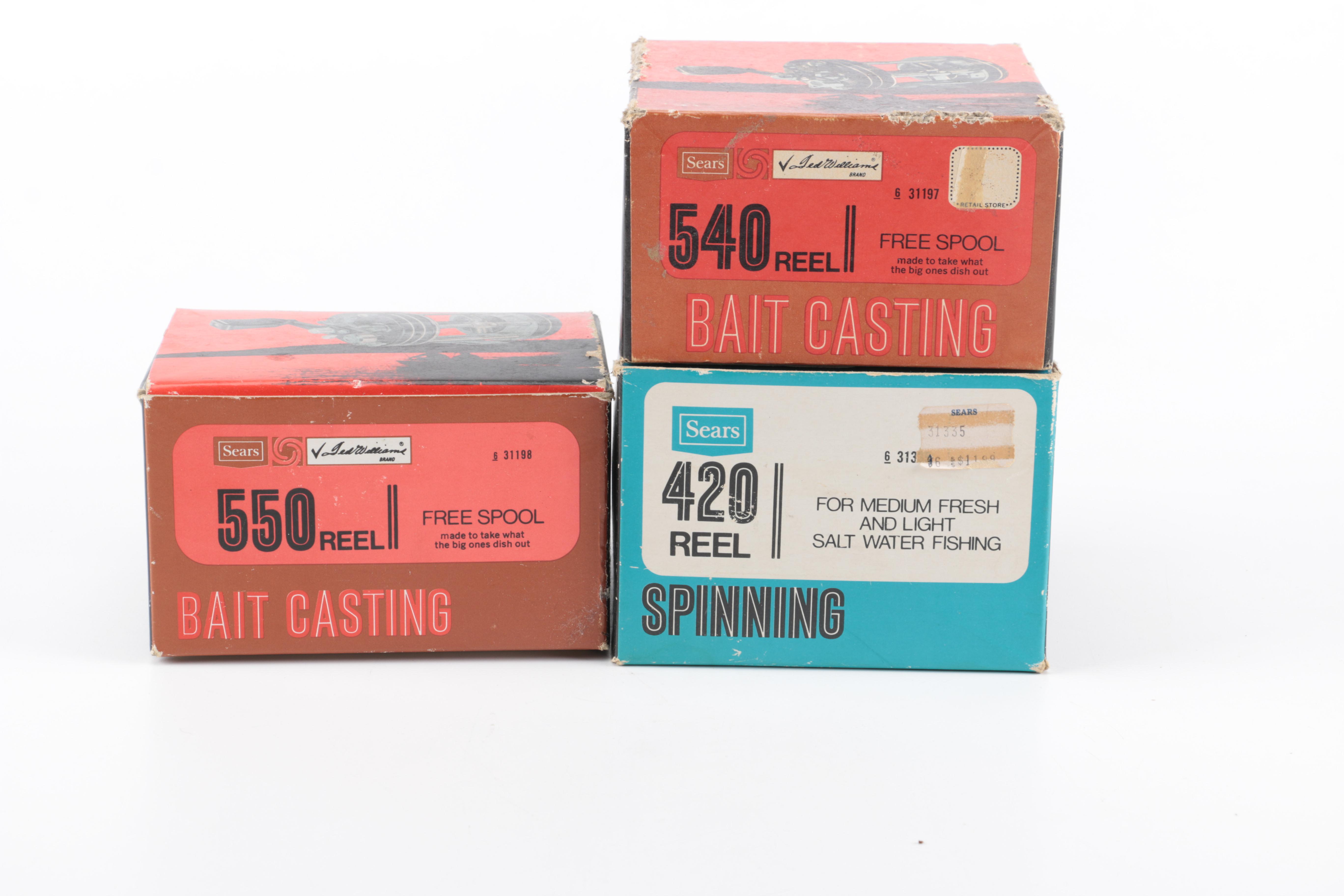 Sears Ted Williams Fishing Reels