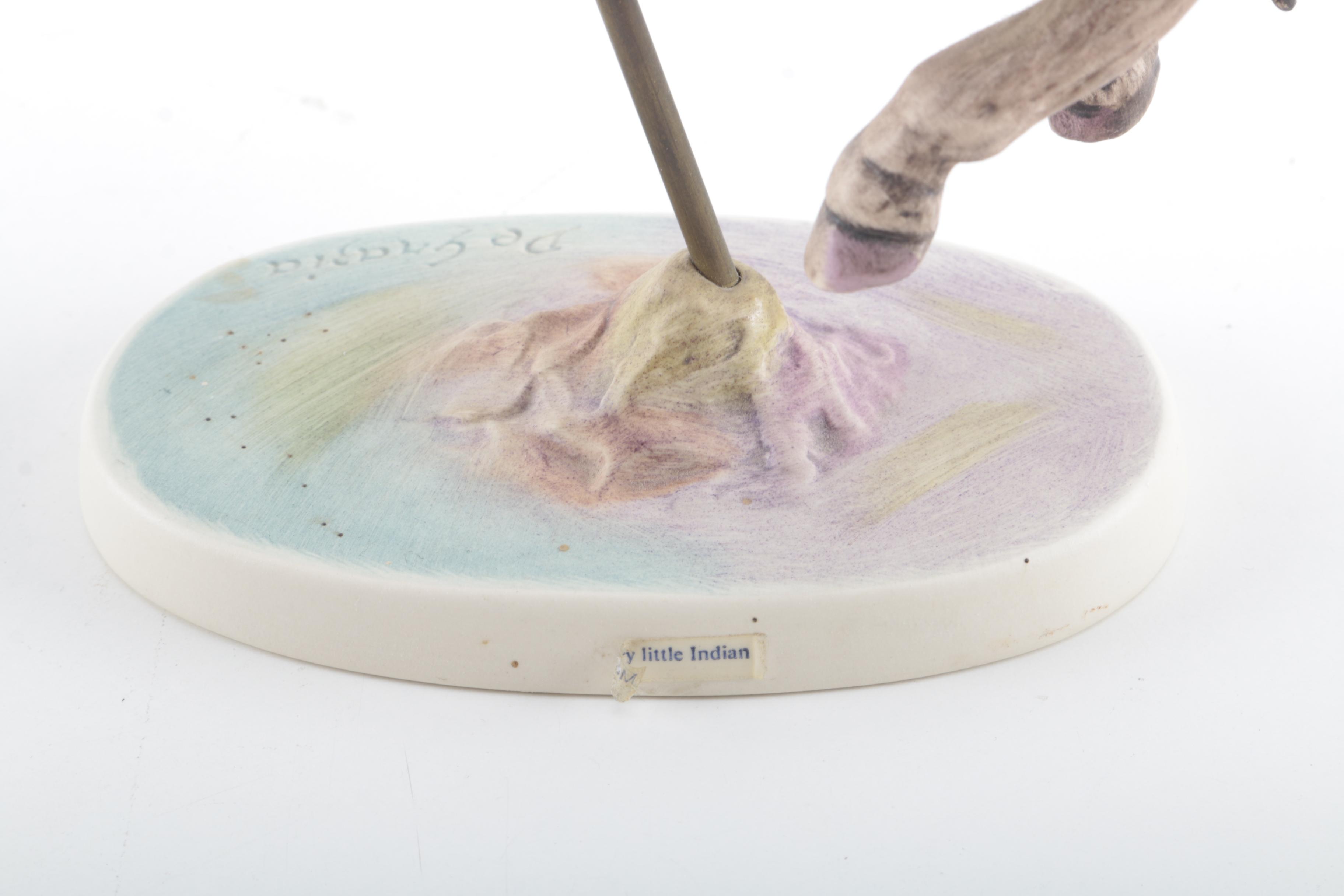 Goebel The Children of DeGrazia 'Merry Little Indian' Porcelain Figurine