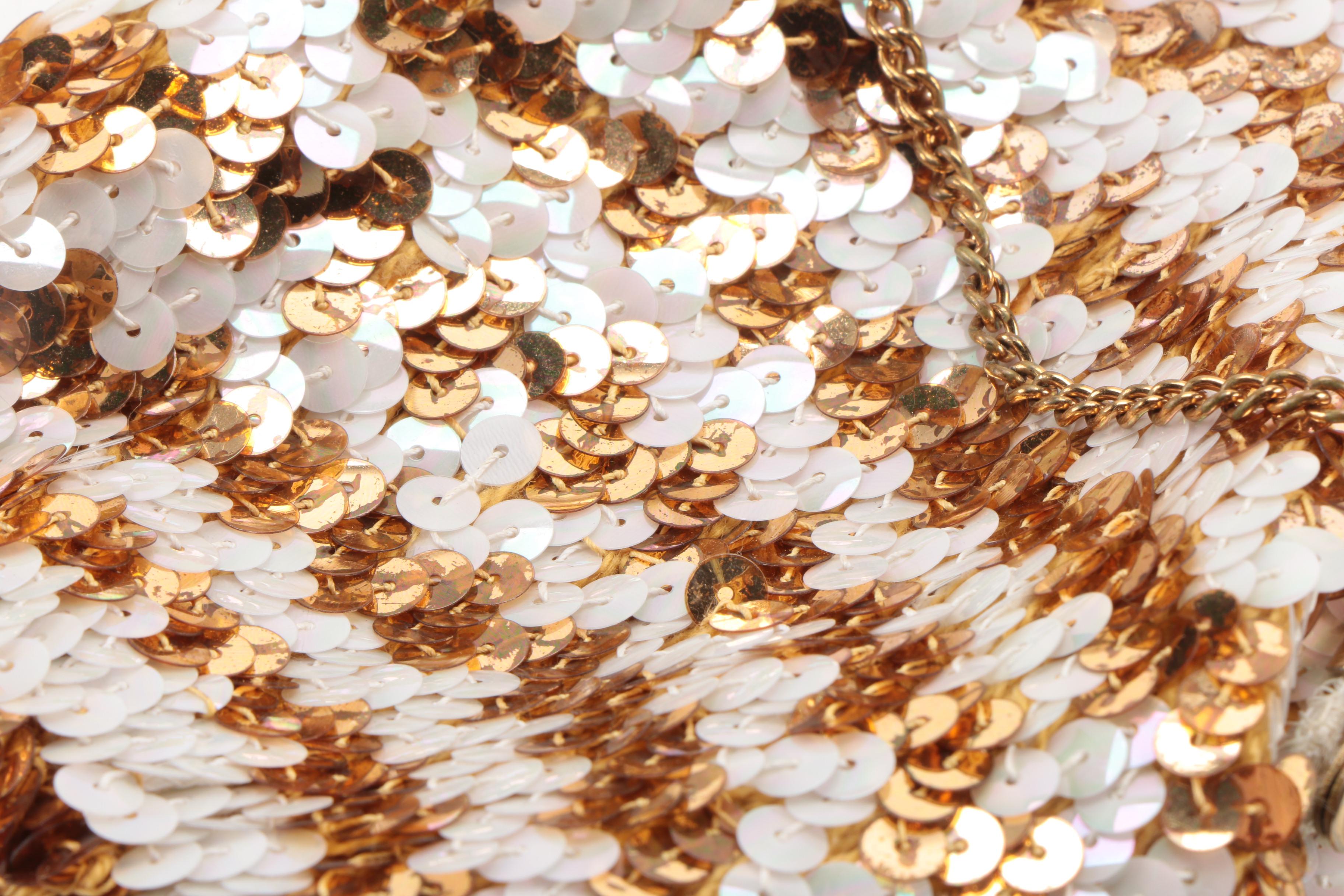 Vintage Sequined Evening Bag