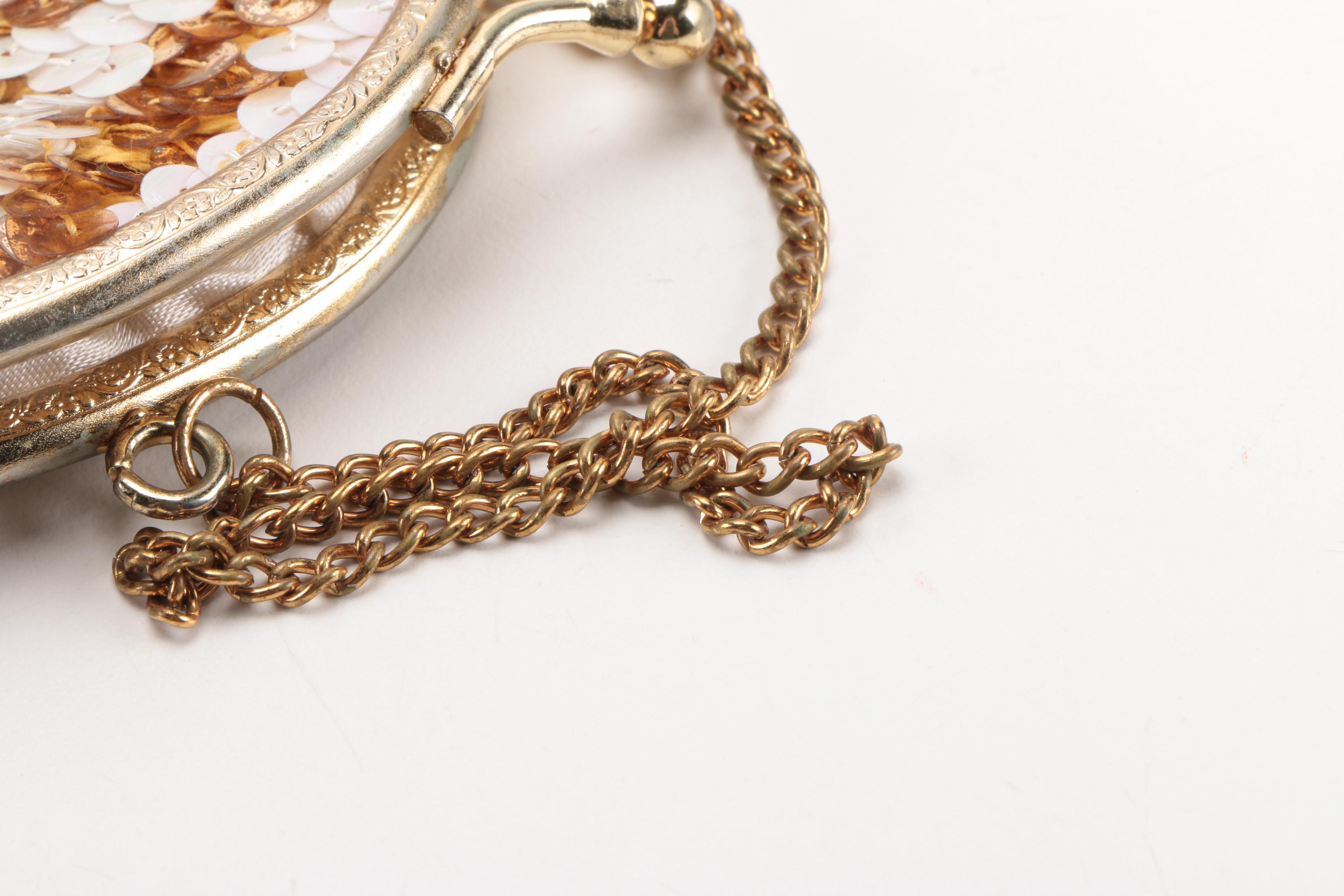 Vintage Sequined Evening Bag