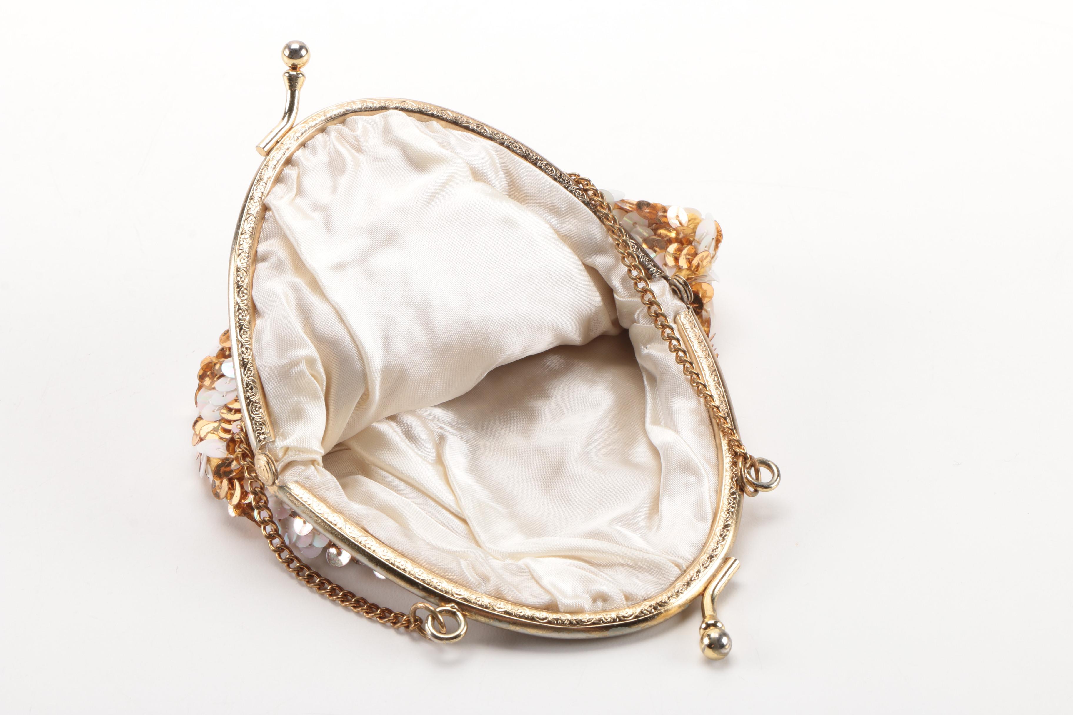 Vintage Sequined Evening Bag