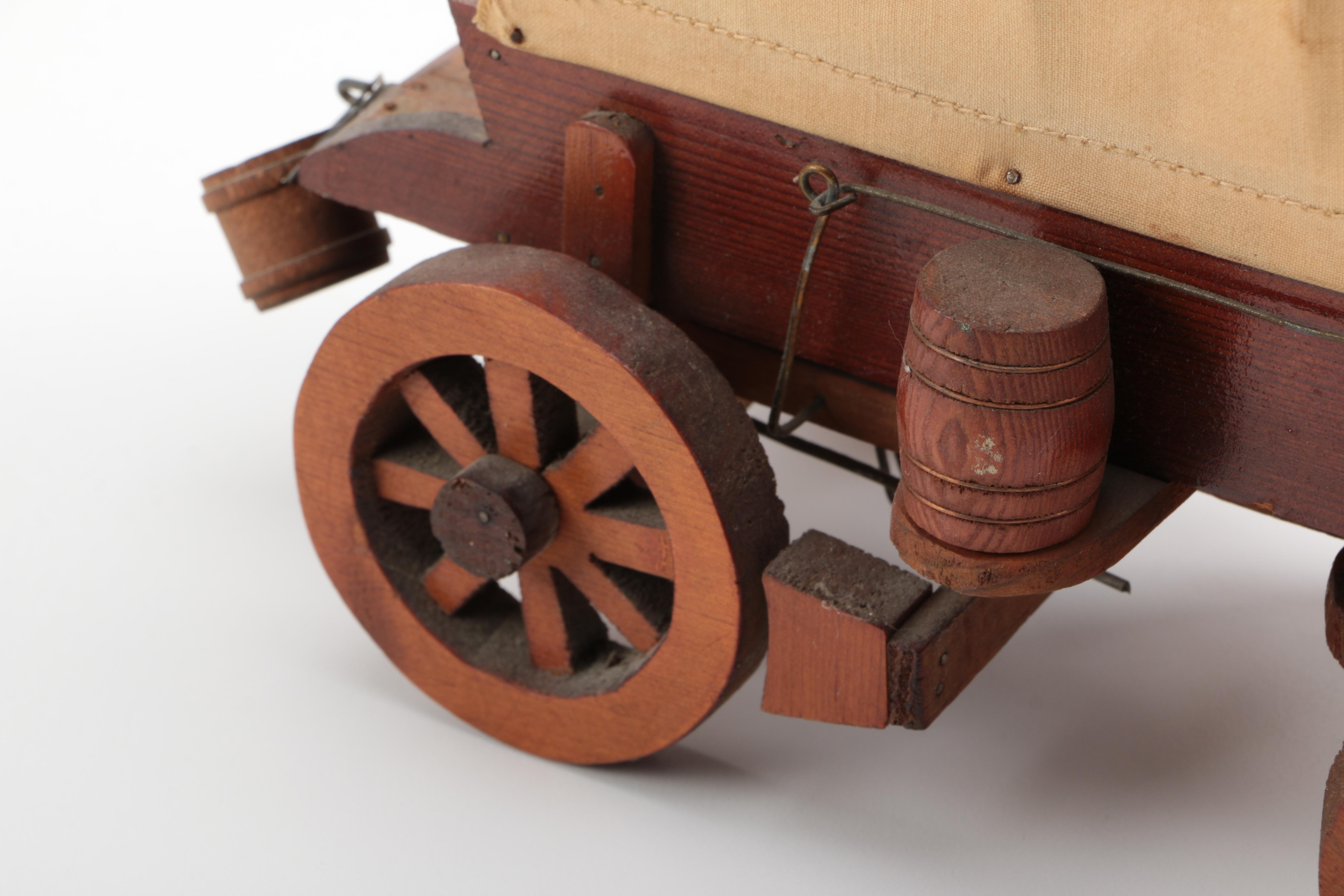 Vintage Iron, Jar, and Miniature Carriage