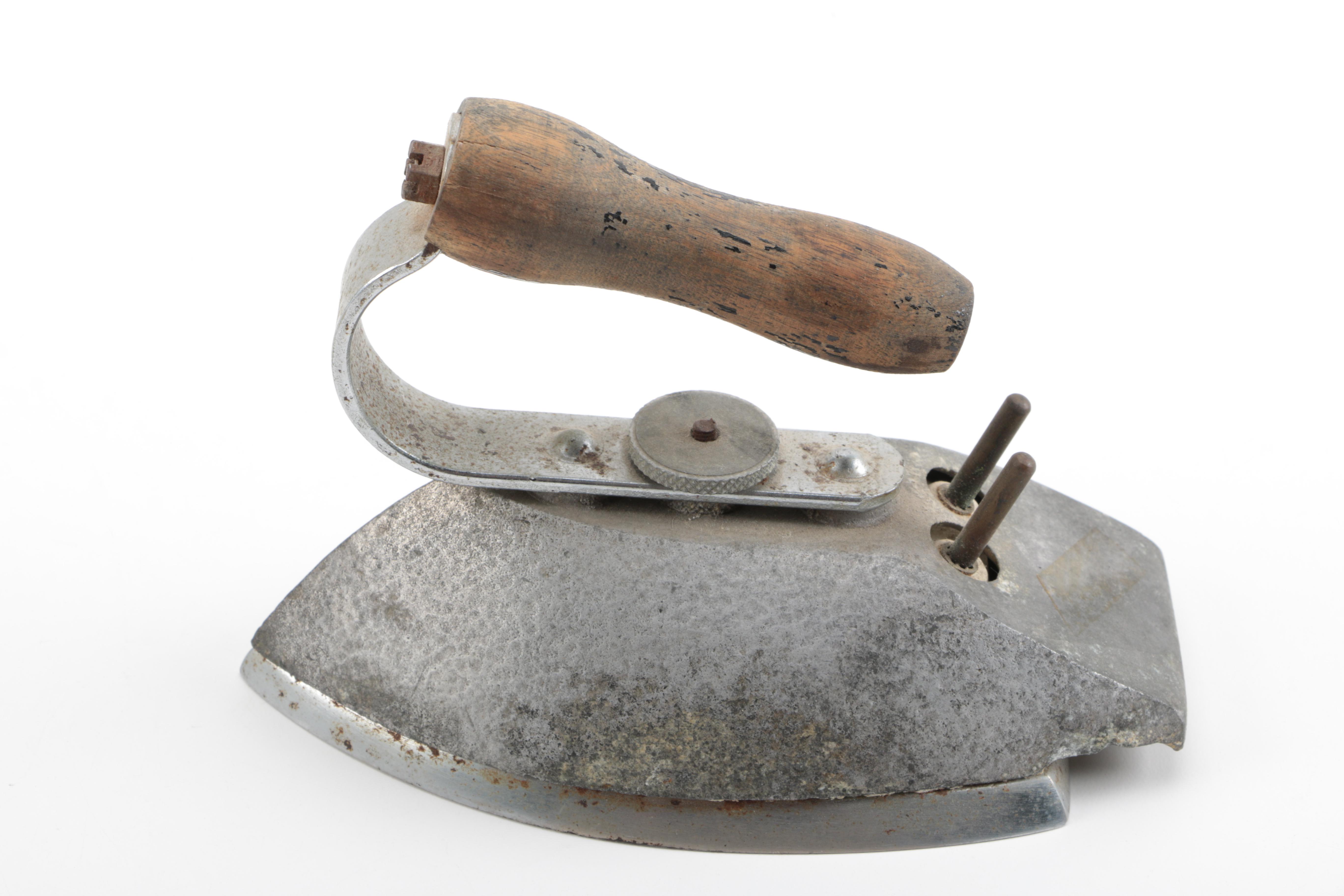 Vintage Iron, Jar, and Miniature Carriage