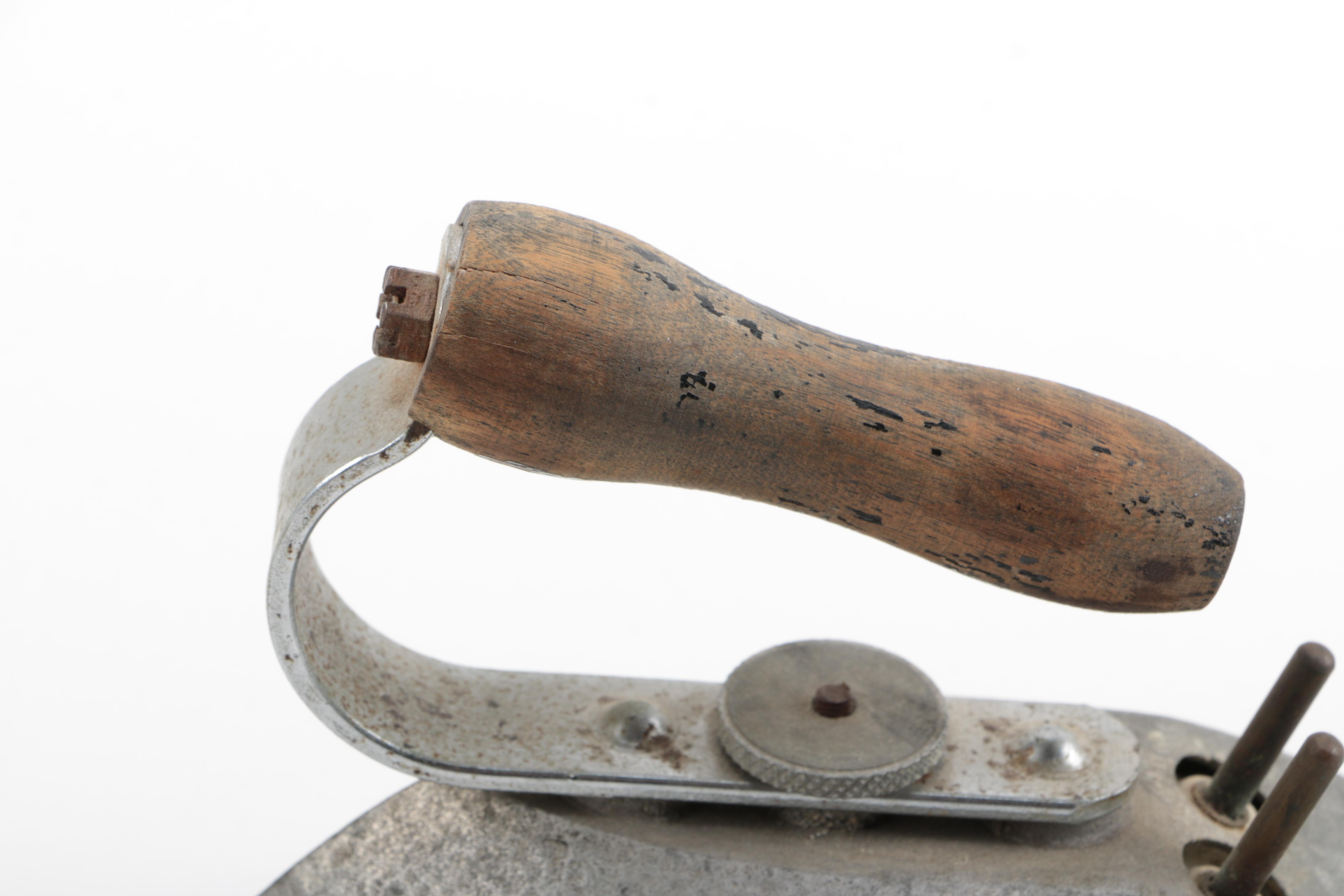 Vintage Iron, Jar, and Miniature Carriage