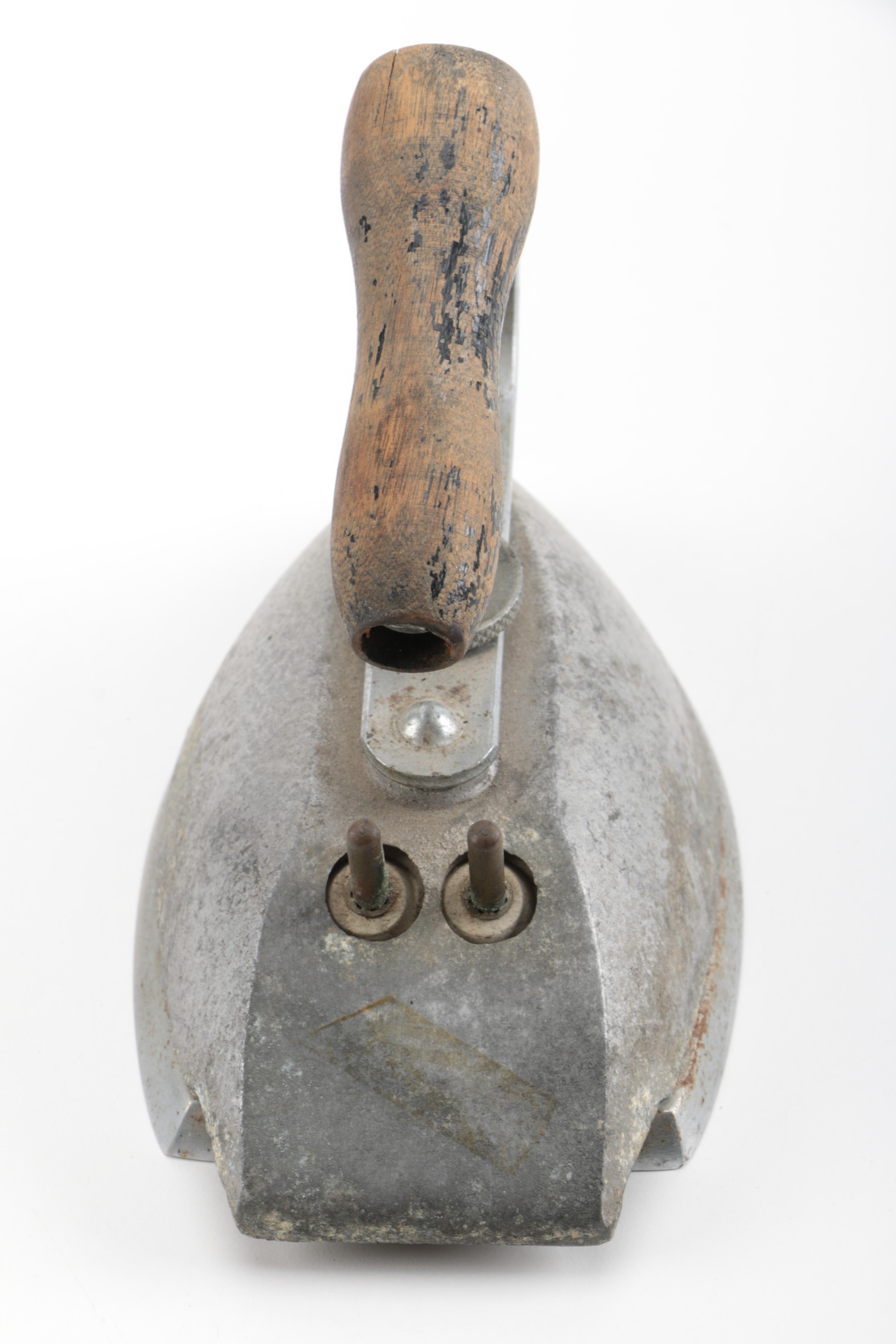 Vintage Iron, Jar, and Miniature Carriage