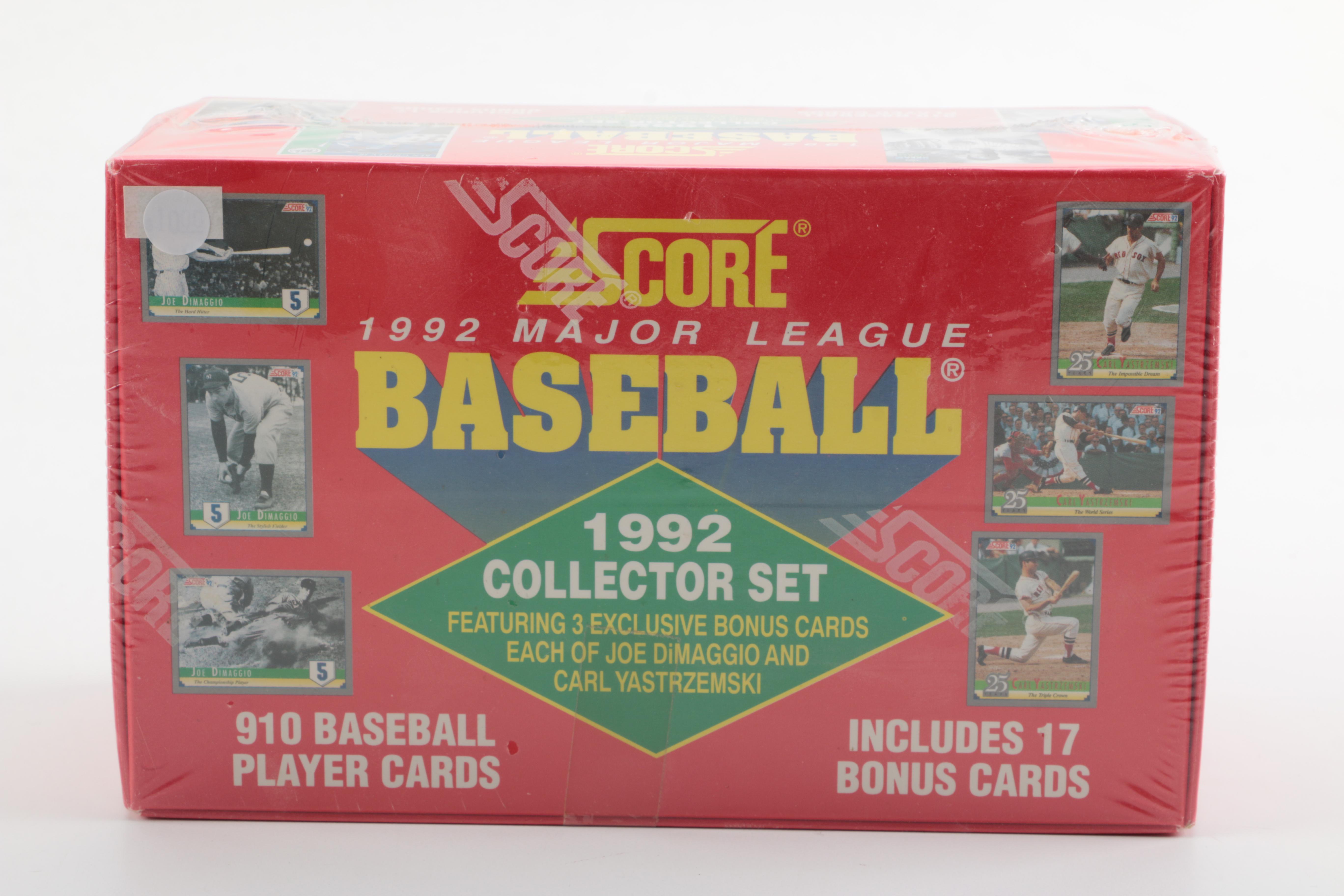 1989 and 1992 Score Baseball Cards Full Sets