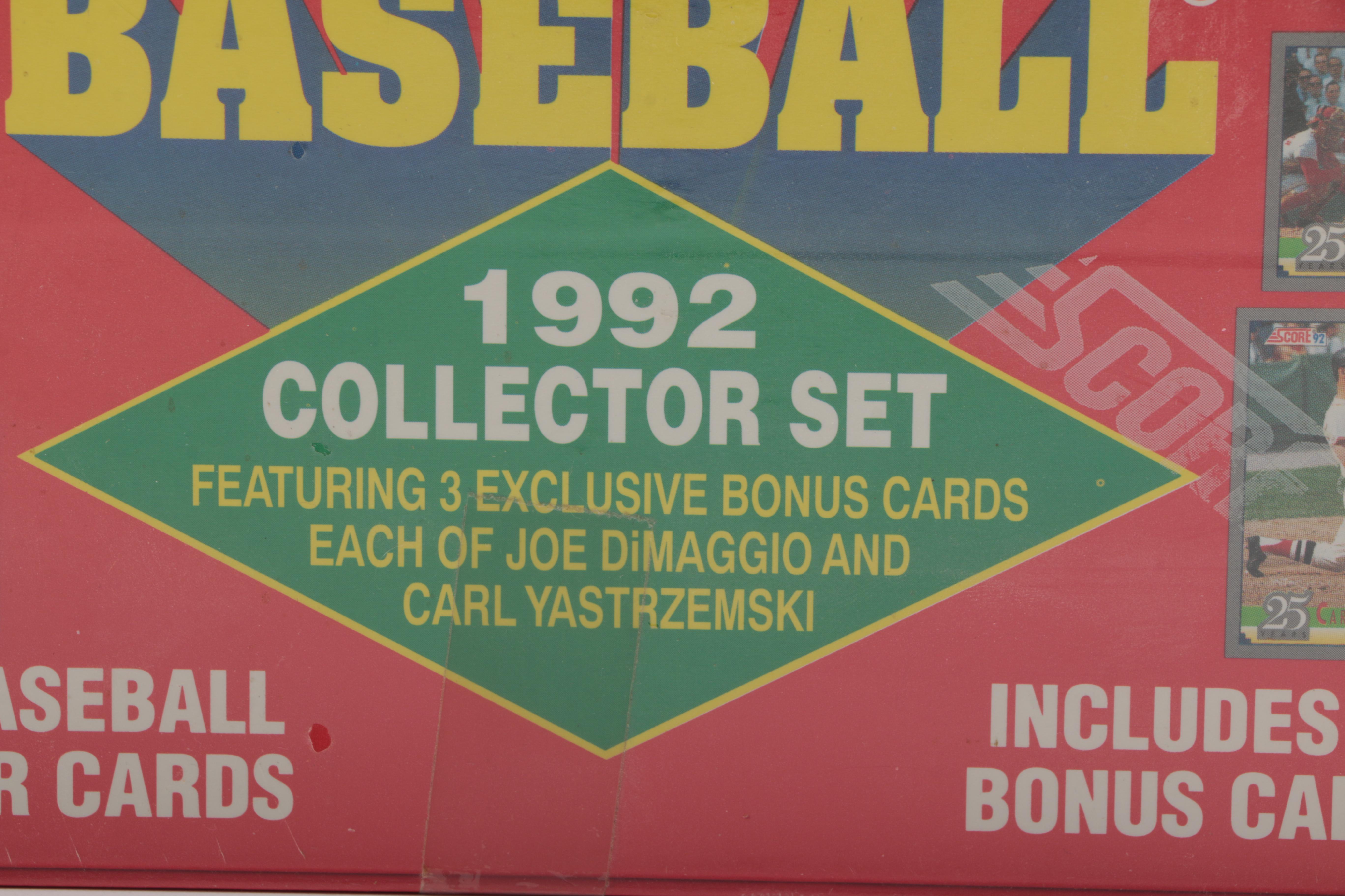 1989 and 1992 Score Baseball Cards Full Sets