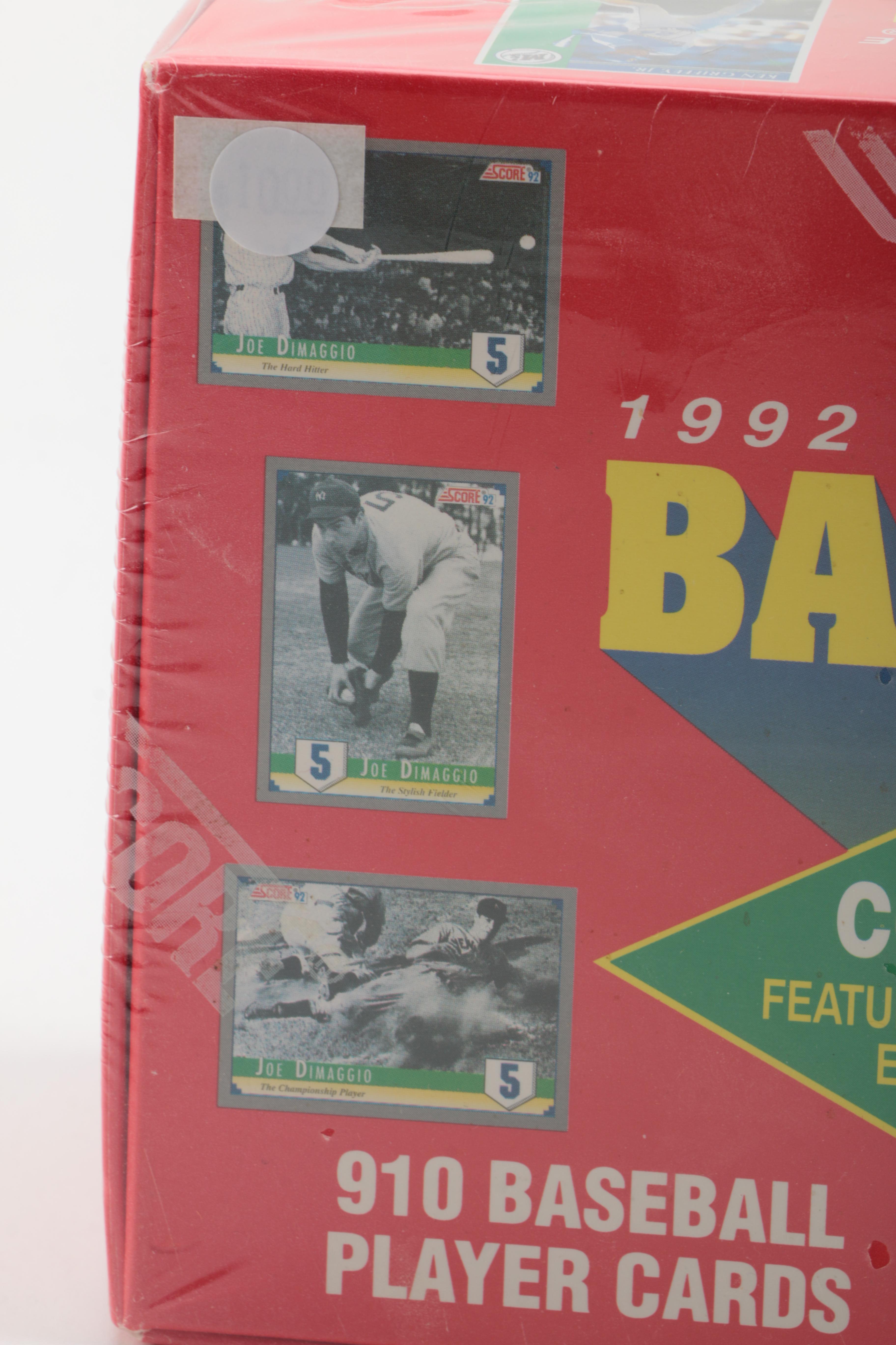 1989 and 1992 Score Baseball Cards Full Sets