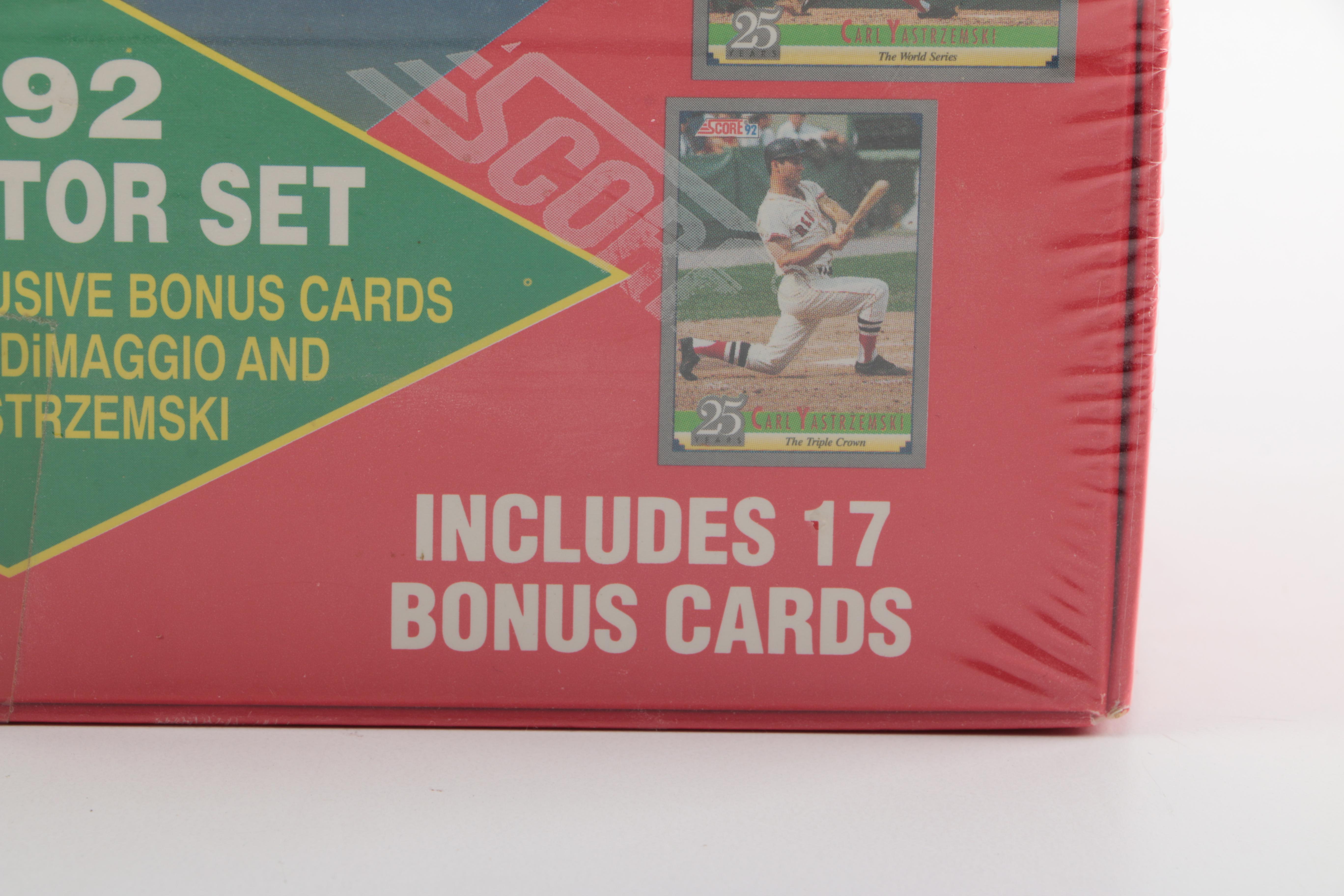 1989 and 1992 Score Baseball Cards Full Sets