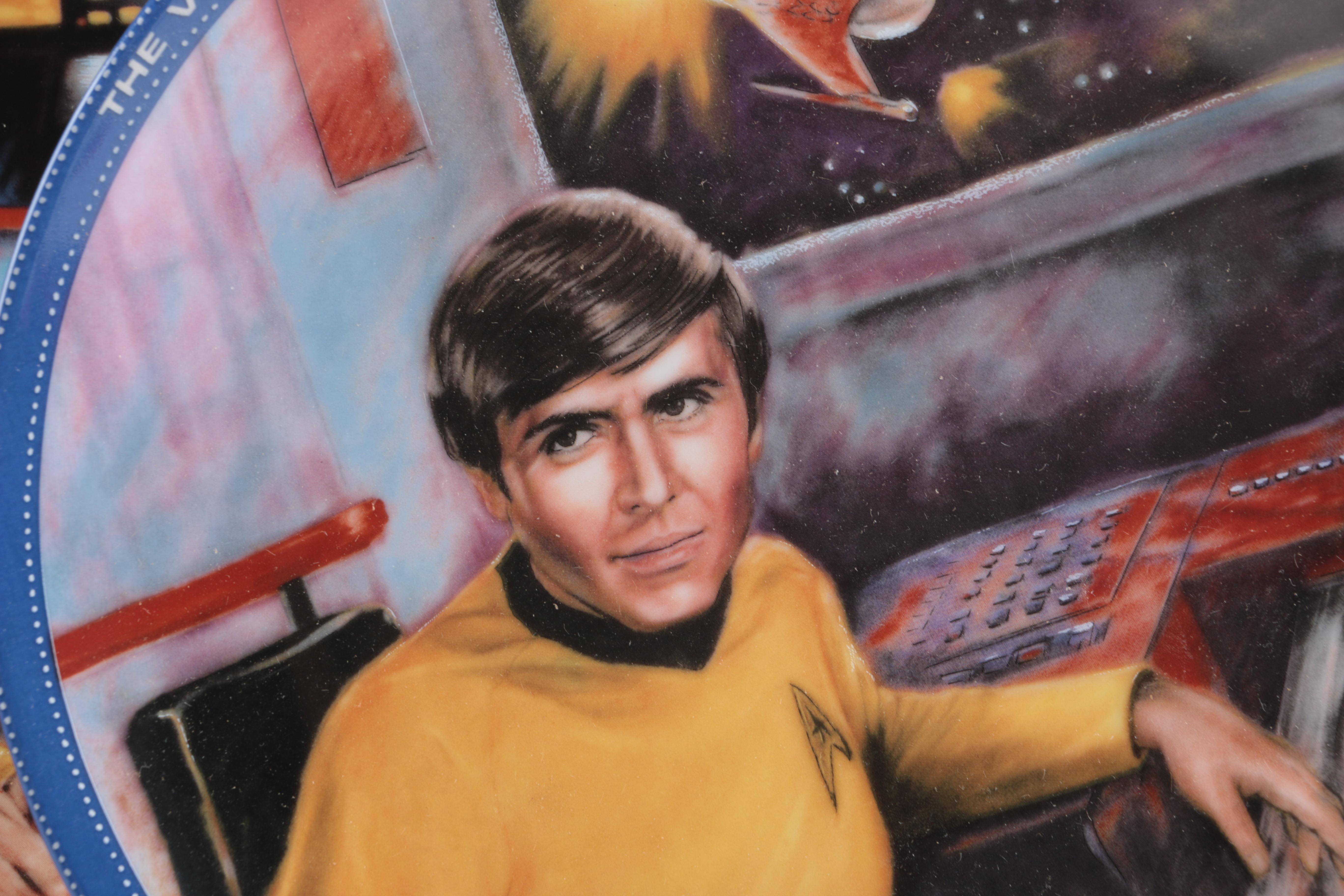 Star Trek Sulu and Chekov Collectible Plates