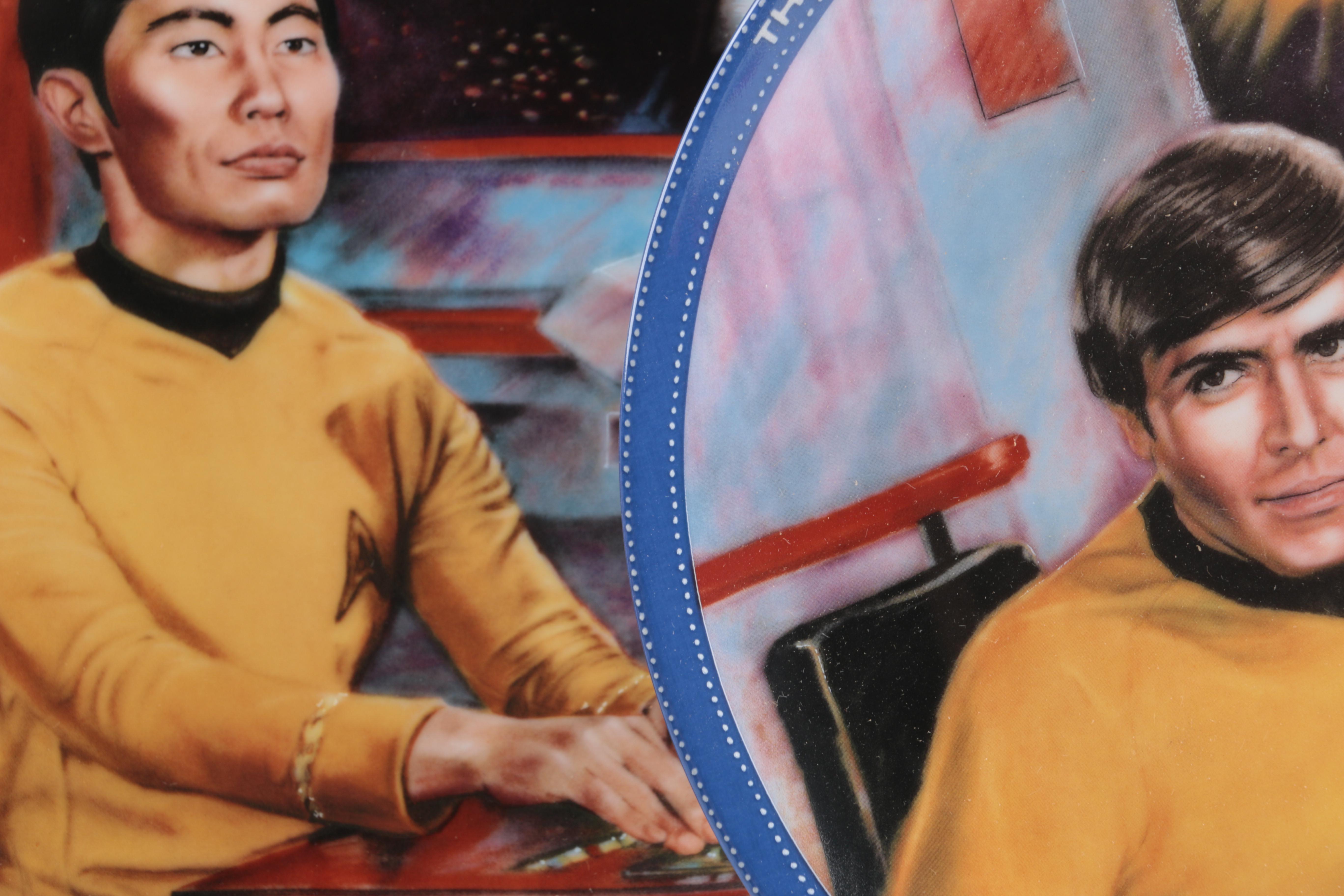 Star Trek Sulu and Chekov Collectible Plates