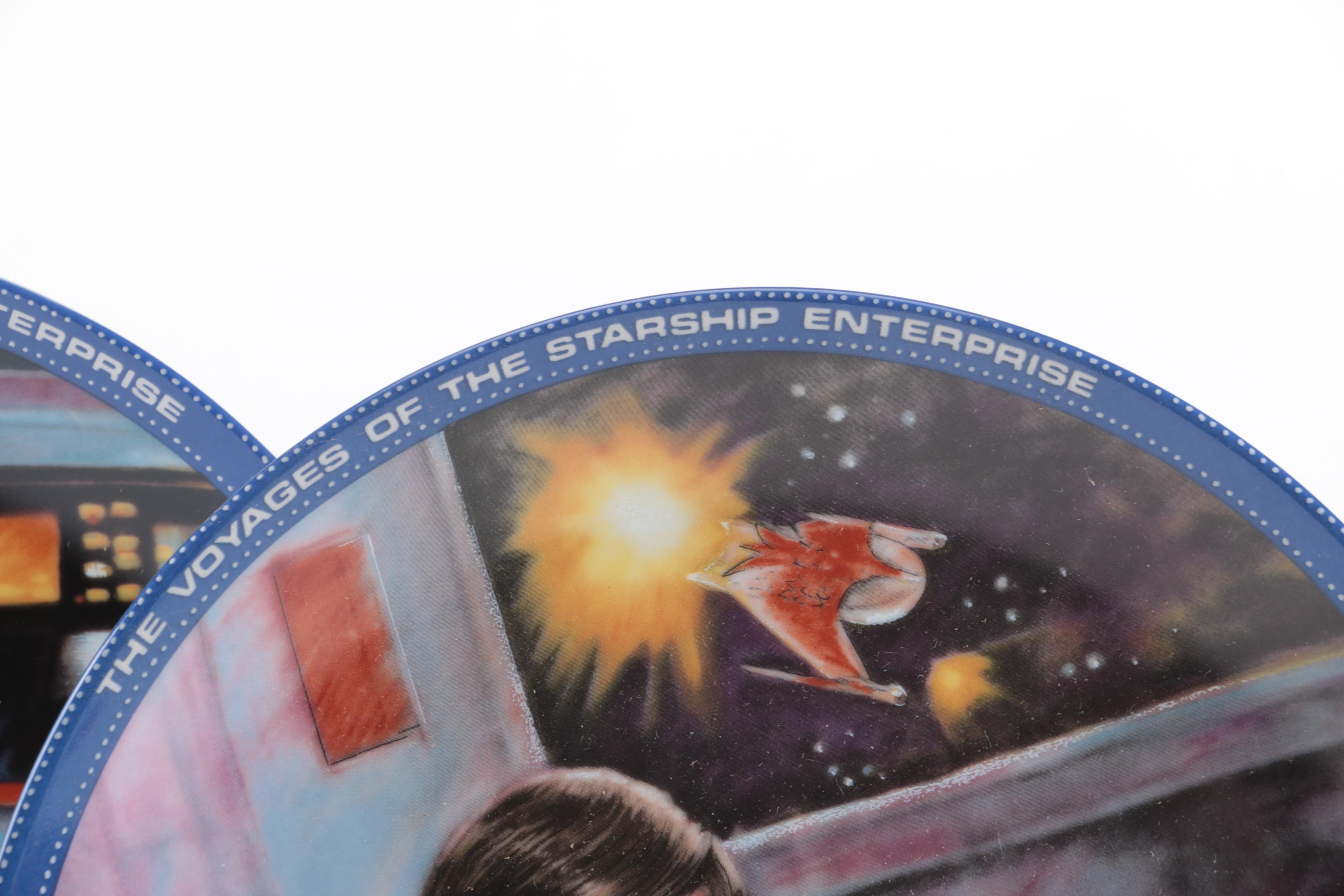 Star Trek Sulu and Chekov Collectible Plates