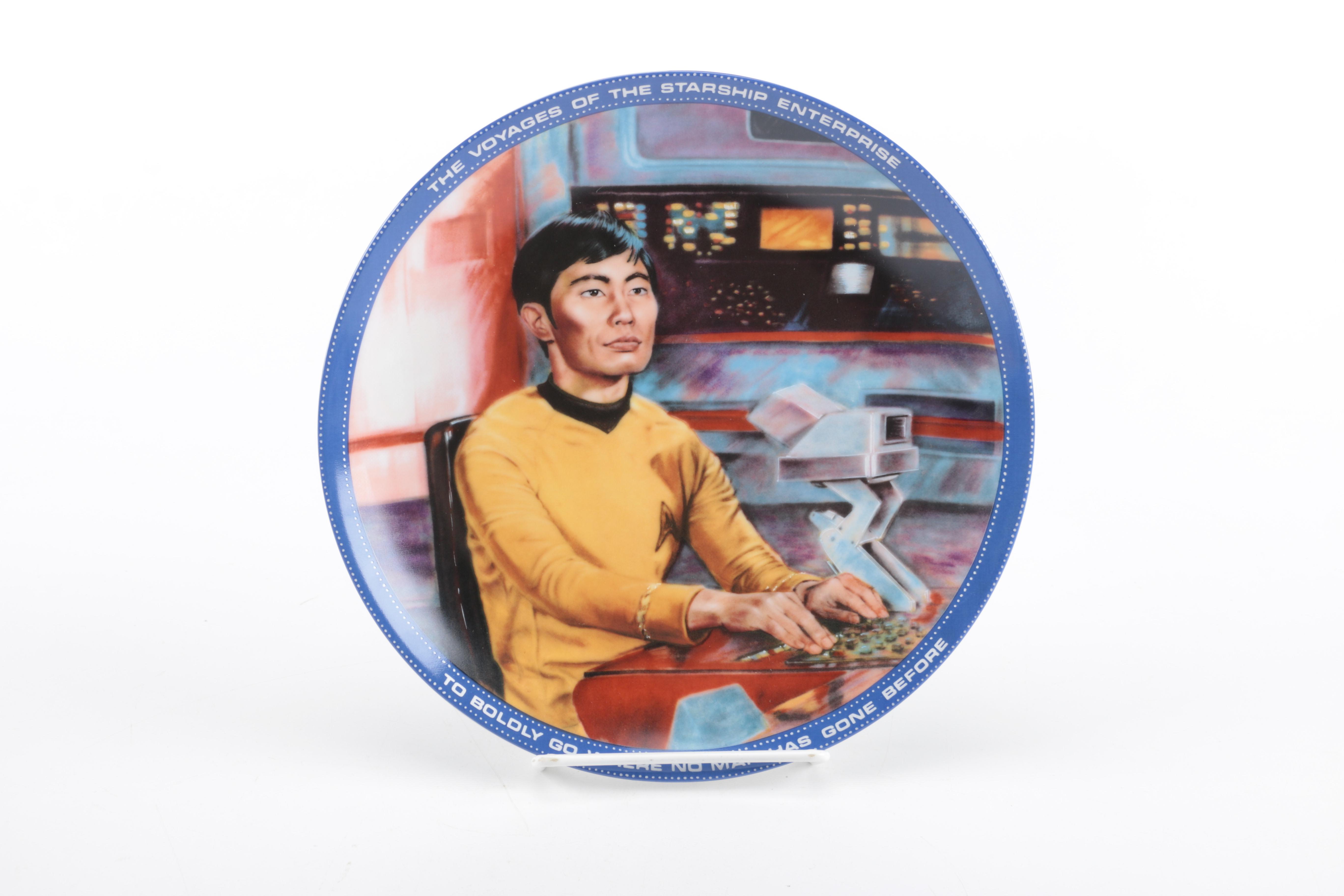 Star Trek Sulu and Chekov Collectible Plates