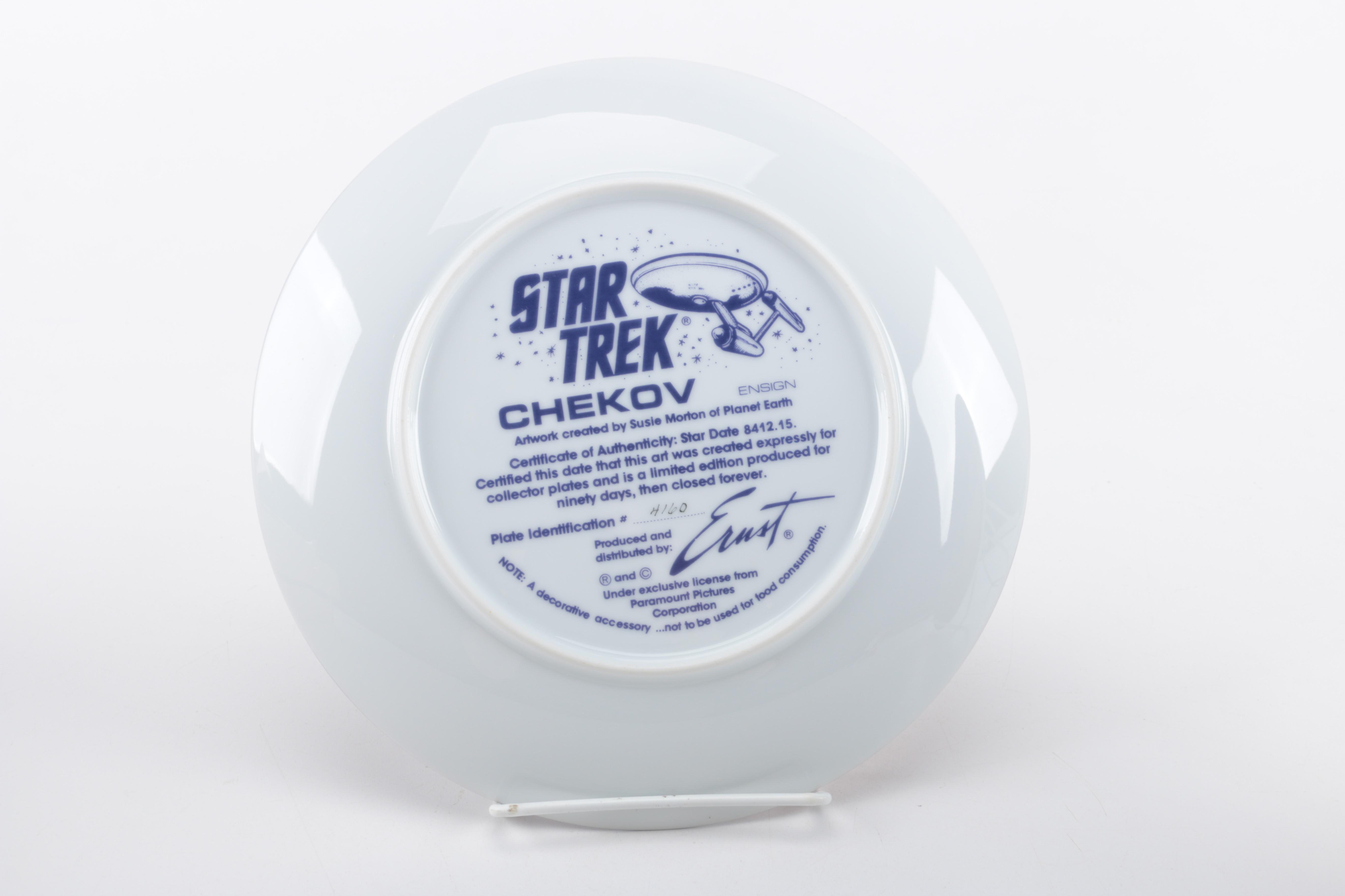 Star Trek Sulu and Chekov Collectible Plates