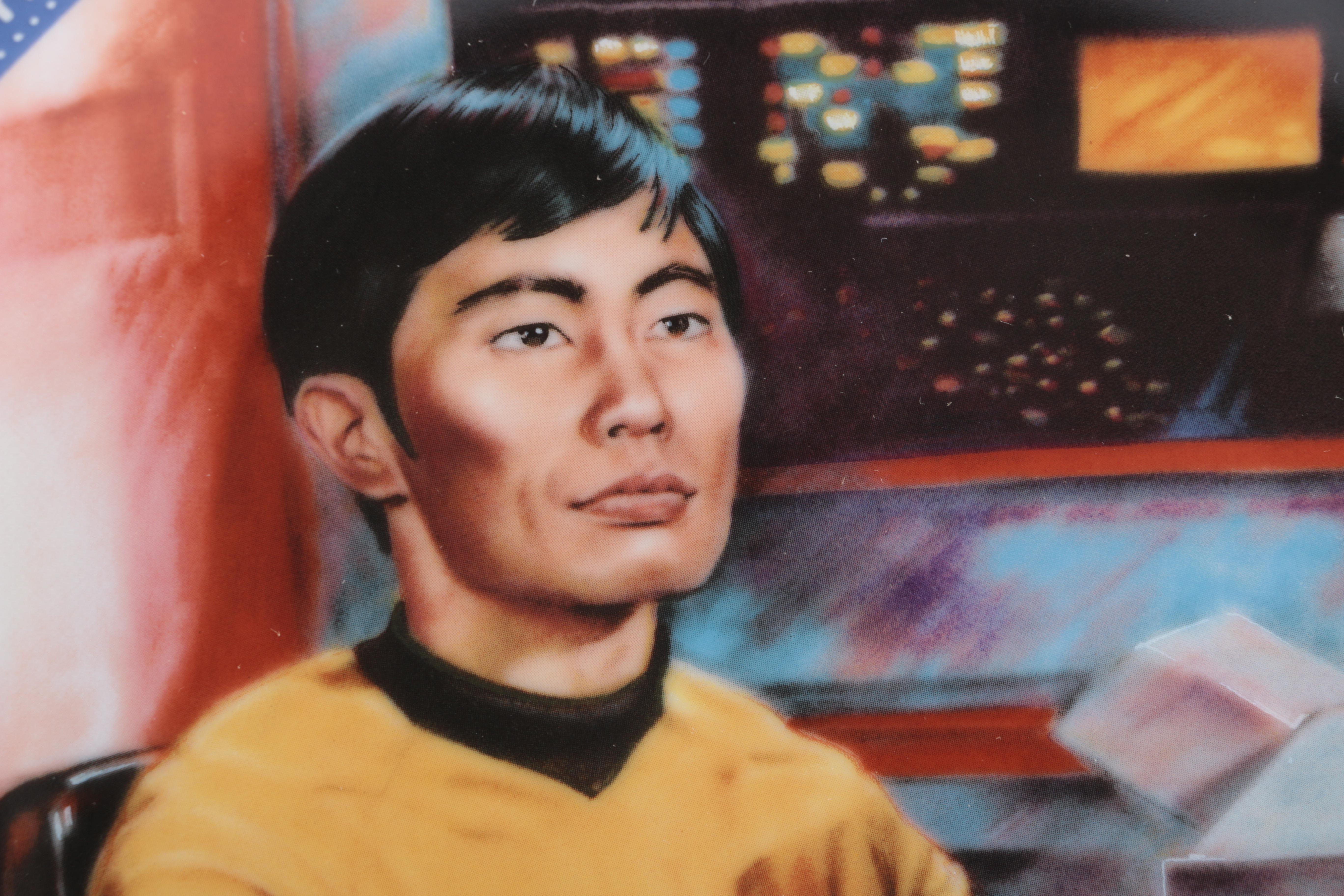 Star Trek Sulu and Chekov Collectible Plates