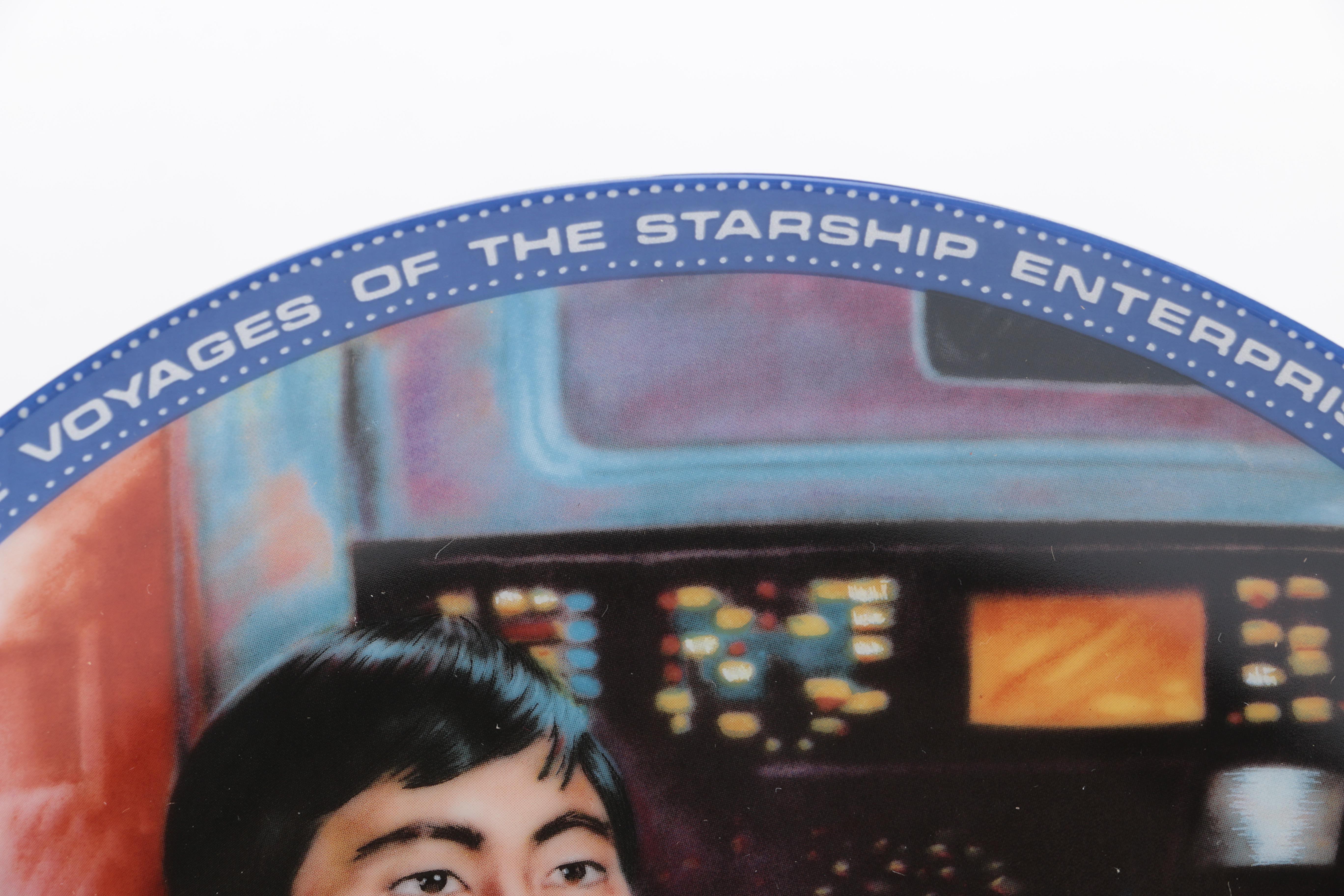 Star Trek Sulu and Chekov Collectible Plates
