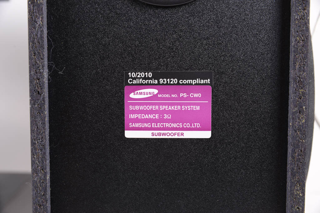 Samsung Blu-ray Player and Home Theater Surround Speakers