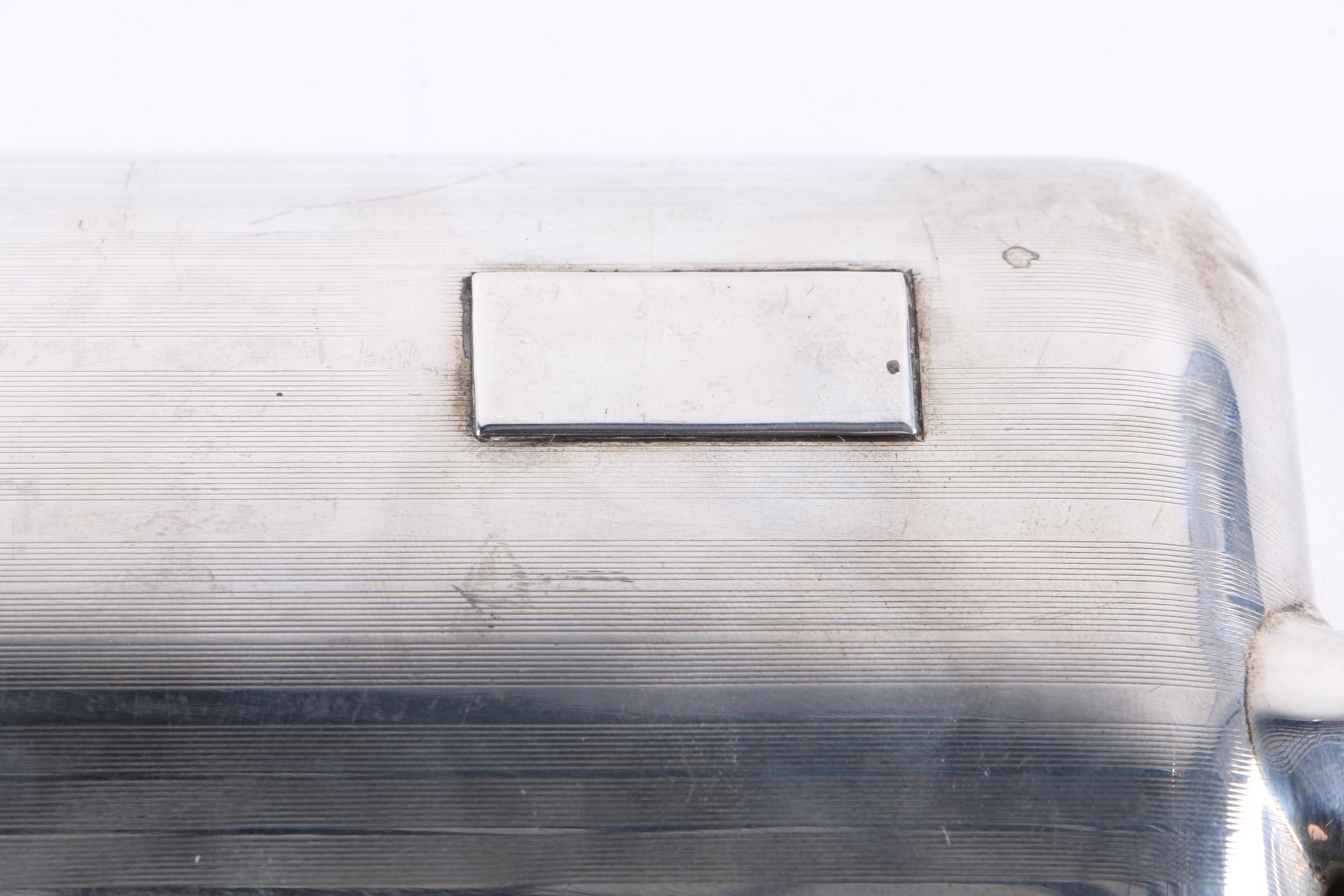 Art Deco Sterling Silver Flask