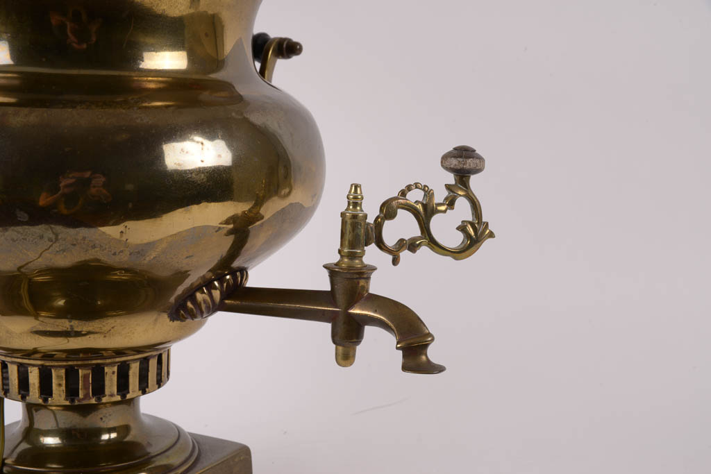 Antique Russian Samovar Table Lamp