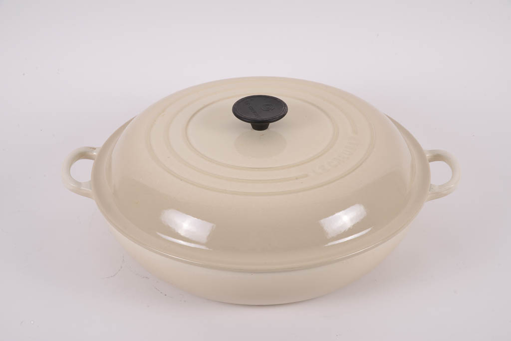 Le Creuset Dutch Oven and Staub France 14" Grill Pan