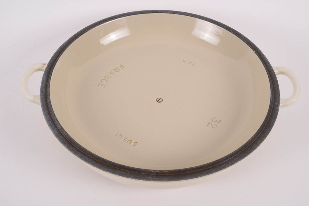 Le Creuset Dutch Oven and Staub France 14" Grill Pan