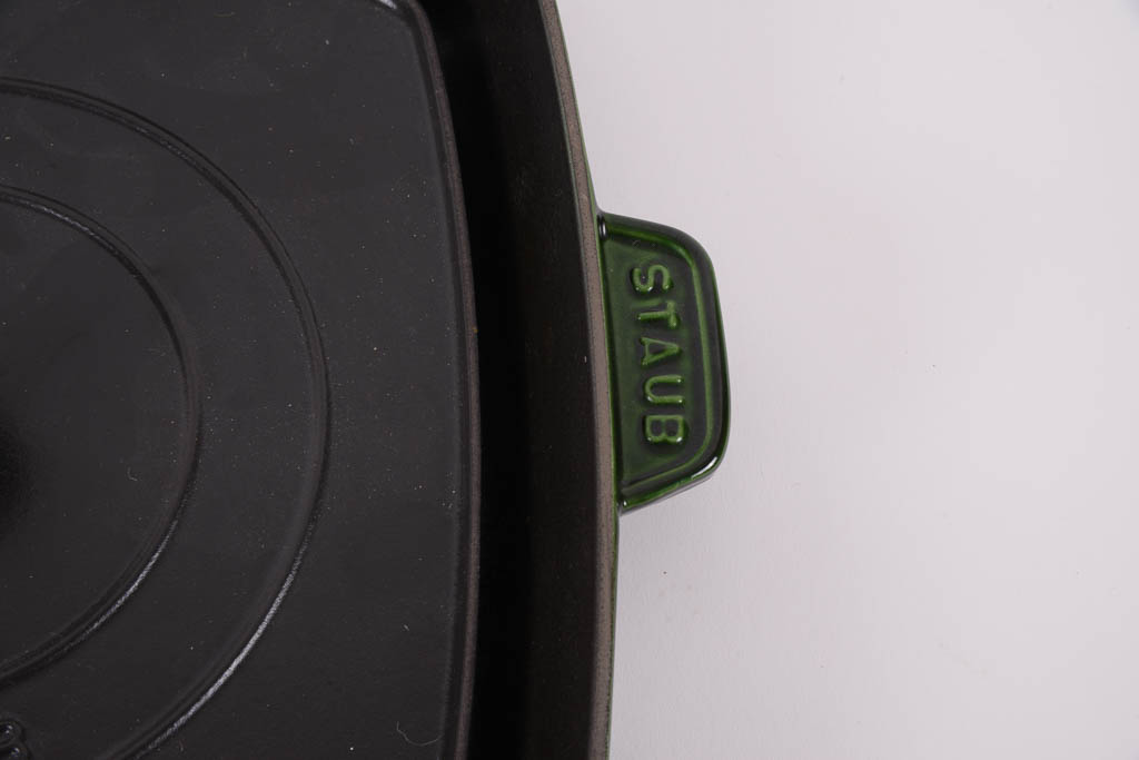 Le Creuset Dutch Oven and Staub France 14" Grill Pan