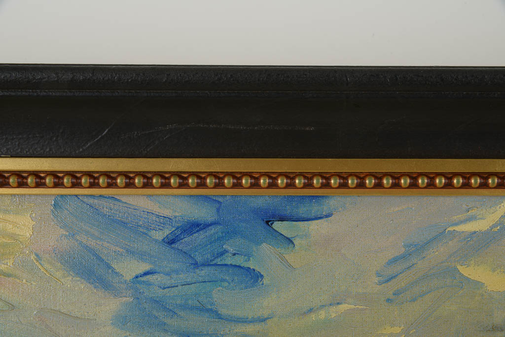 Shuster Cityscape Signed Original Oil Painting