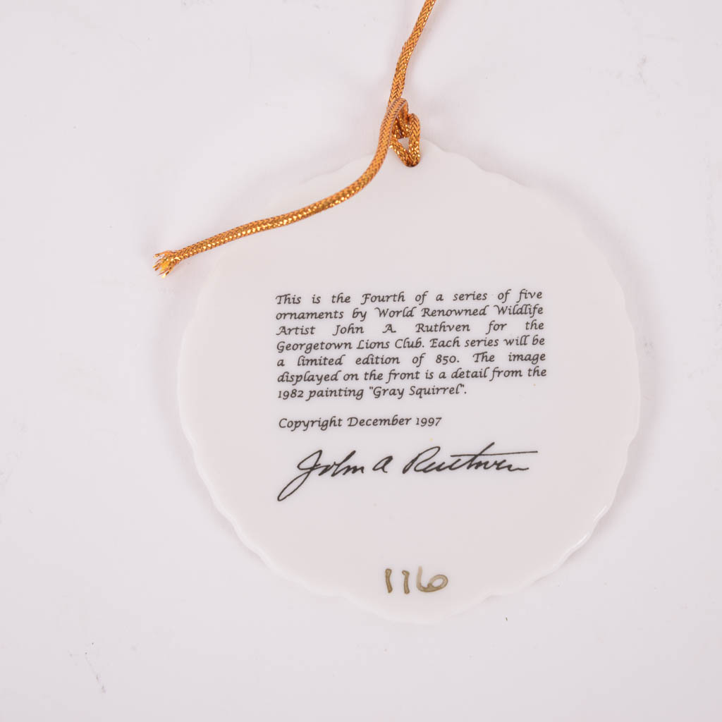 John Ruthven Limited Edition Christmas Ornaments