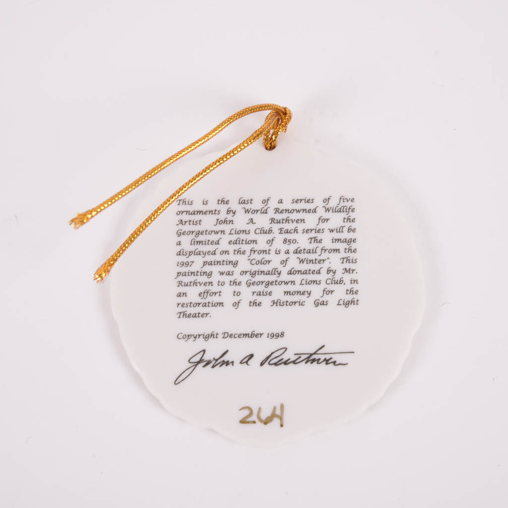 John Ruthven Limited Edition Christmas Ornaments