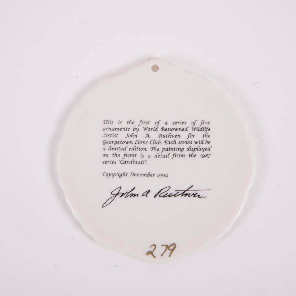 John Ruthven Limited Edition Christmas Ornaments