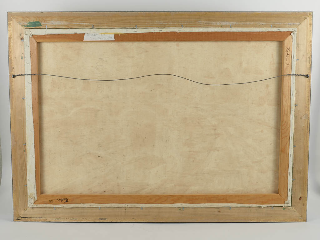 Shuster Cityscape Signed Original Oil Painting